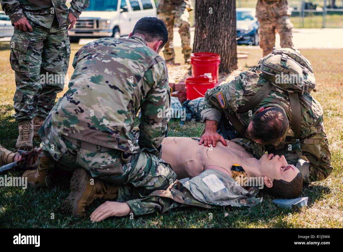 FORT BENNING, Ga. (Oct. 5, 2018) Soldiers at Kelley Hill at Fort