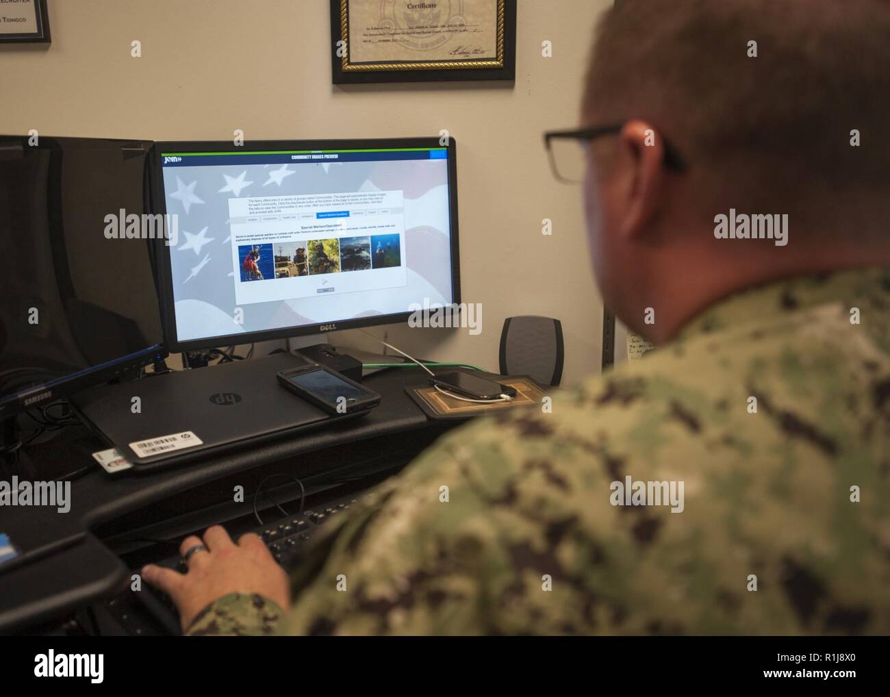 Commander of navy recruiting command nrc hi-res stock photography and ...