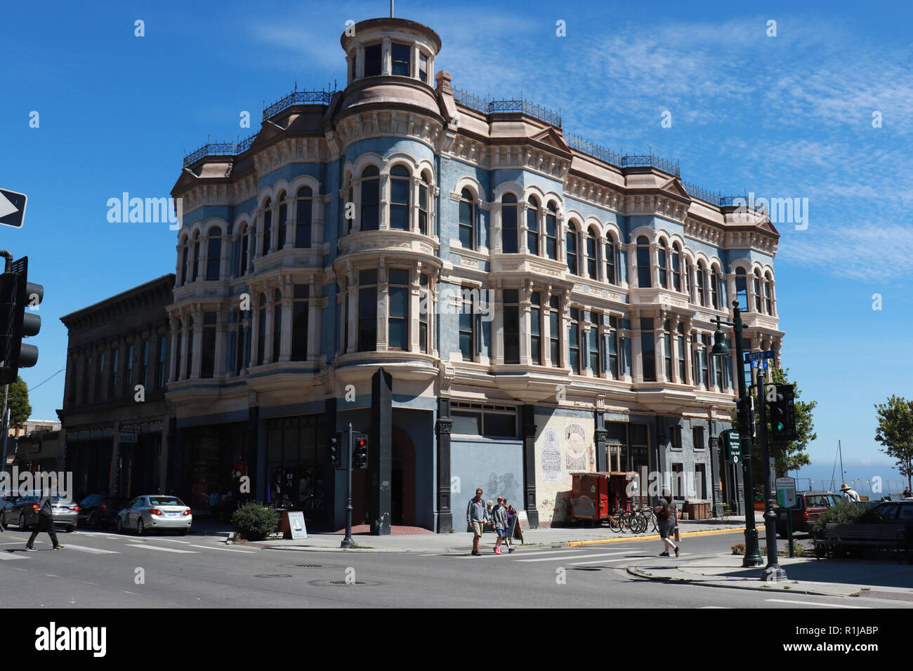 Victorian house downtown Port Townsend, Washington Stock Photo