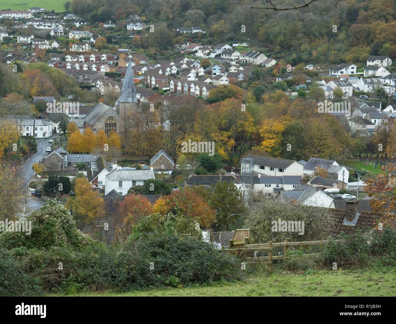 Braunton an English village in North Devon UK Stock Photo