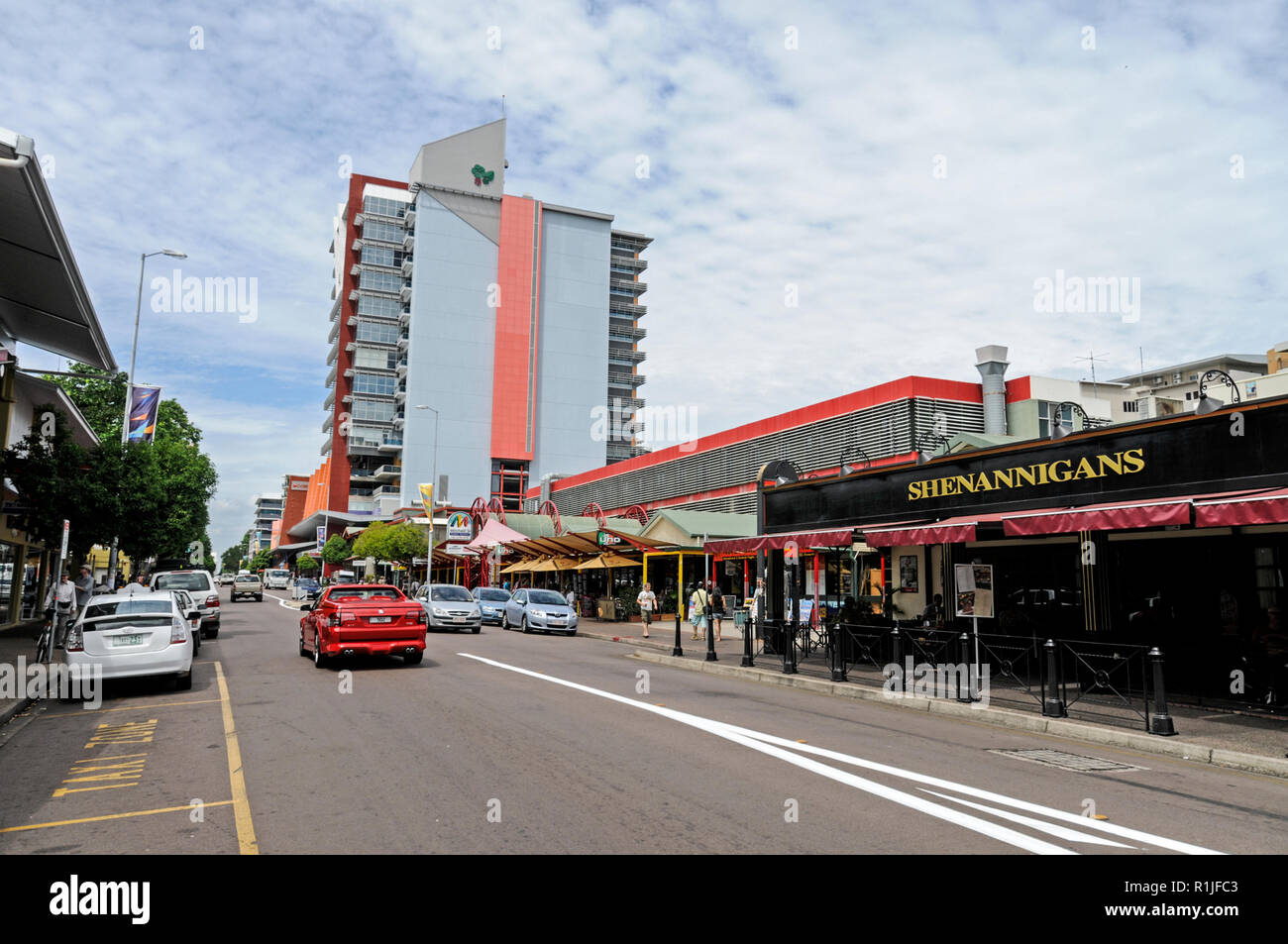 Australia Northern Territory Darwin Street High Resolution Stock