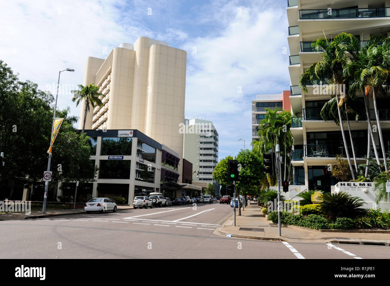 Main Street, Mitchell Street in Darwin, Northern Territory, Australia