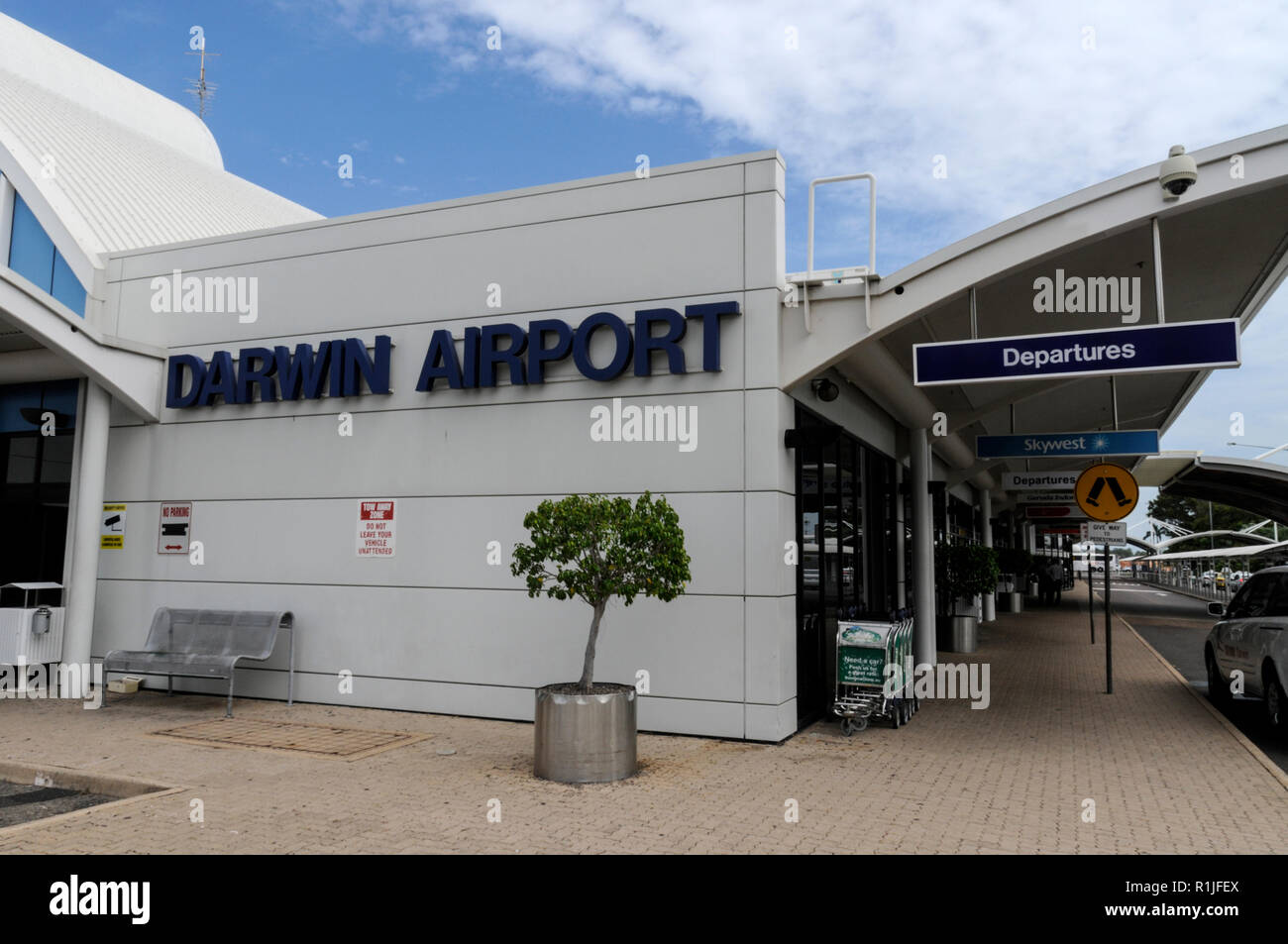 Darwin Airport in Darwin, Australia Stock Photo