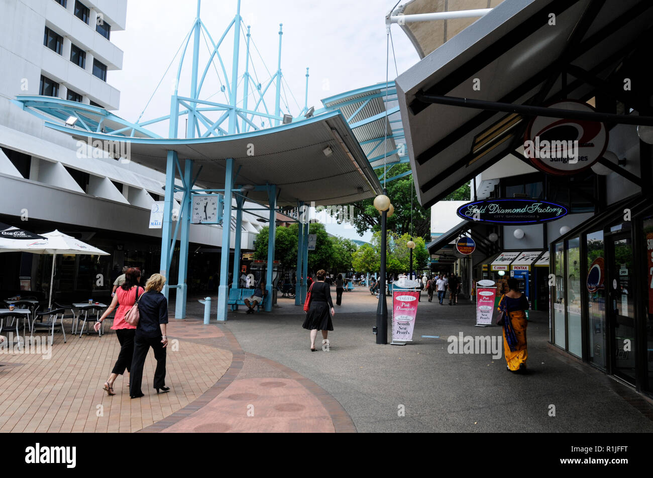 The Darwin Shopping Mall in Darwin, Australia Stock Photo Alamy