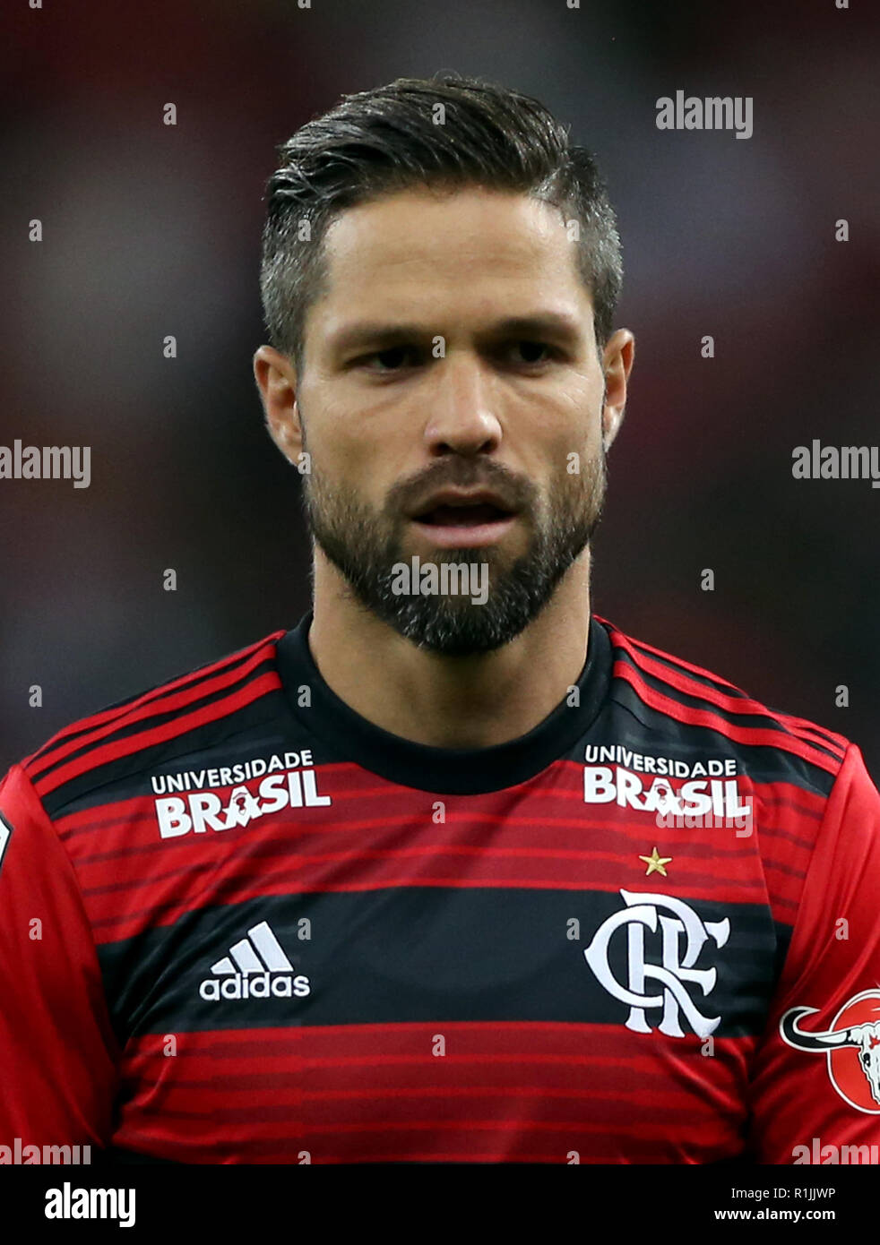 Brazilian Football League Serie A 2018 /  ( Club de Regatas do Flamengo ) -  Diego Ribas Da Cunha Stock Photo