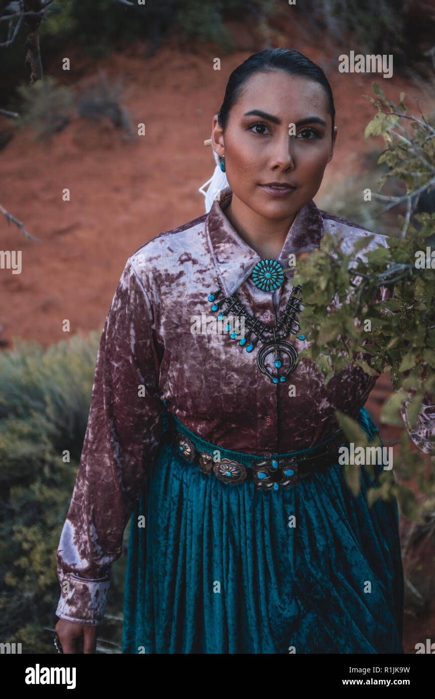 Tribal Navajo Native Indians American Aztec Print Dress