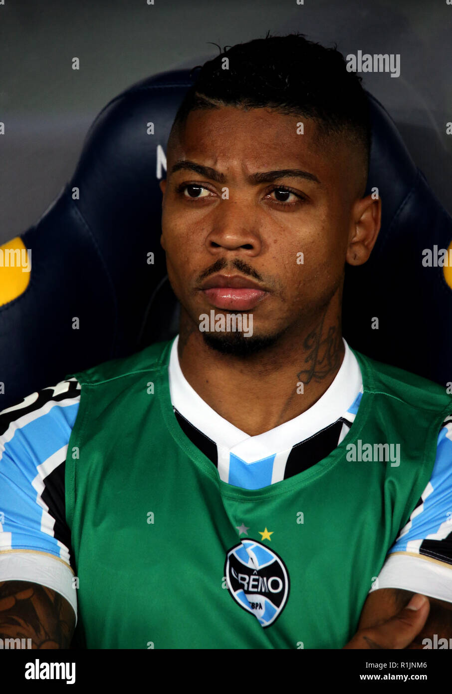 Brazilian Football League Serie A 18 Gremio Foot Ball Porto Alegrense Mario Sergio Santos Costa Marinho Stock Photo Alamy