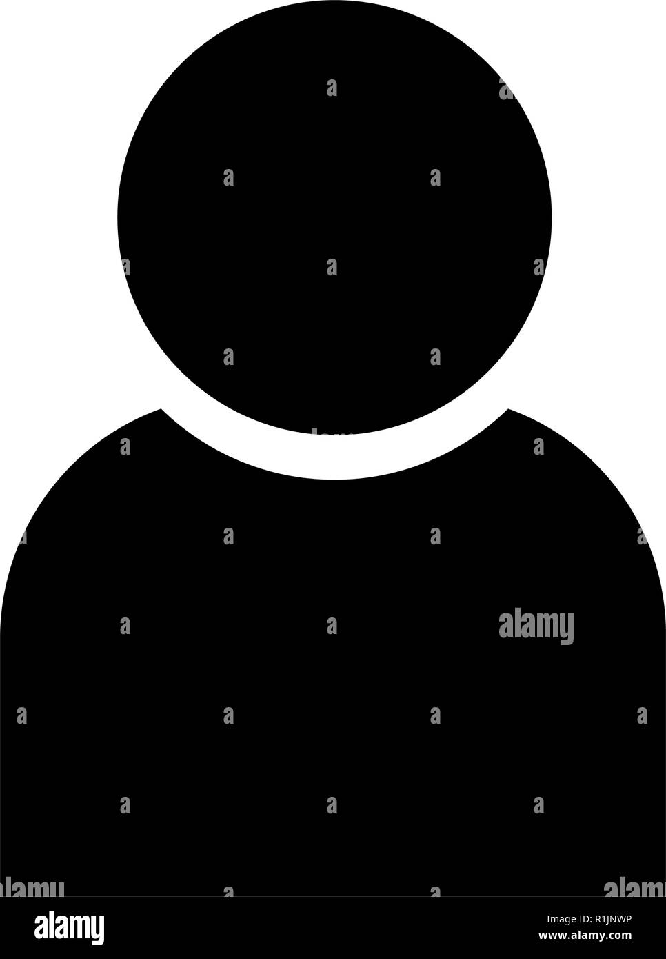 User glyph icon Stock Vector Image & Art - Alamy