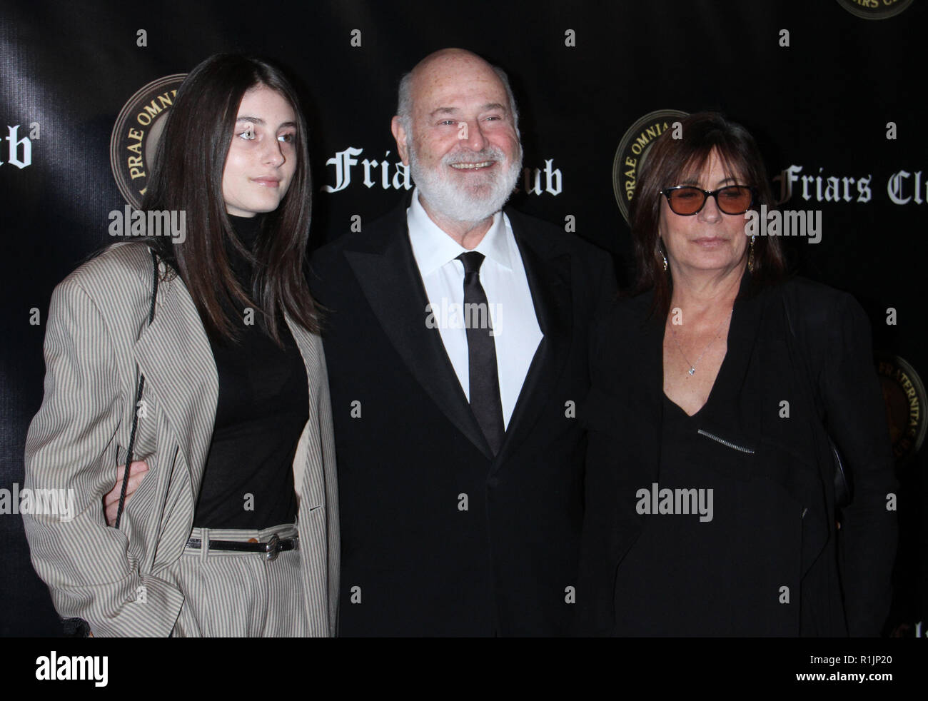 New York, NY, USA. 12th Nov, 2018. Tracy Reiner, Rob Reiner, Michele Singer at The Friars Club event honoring Billy Crystal with the Entertainment Icon Award at the Ziegfeld Ballroom in New York City on November 12, 2018. Credit: Rw/Media Punch/Alamy Live News Stock Photo