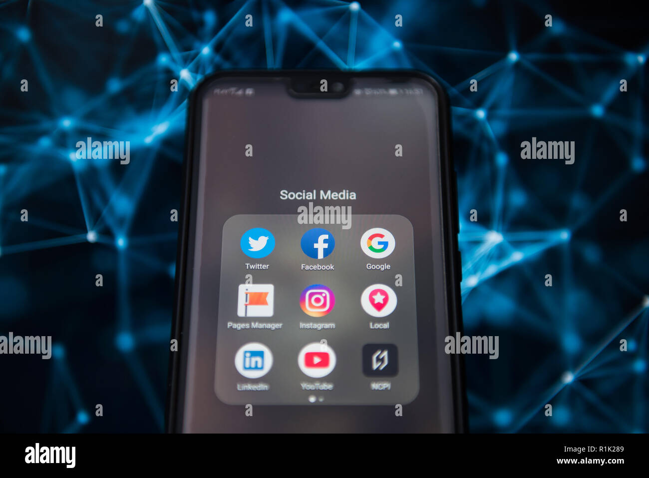 Google facebook logos hi-res stock photography and images - Alamy