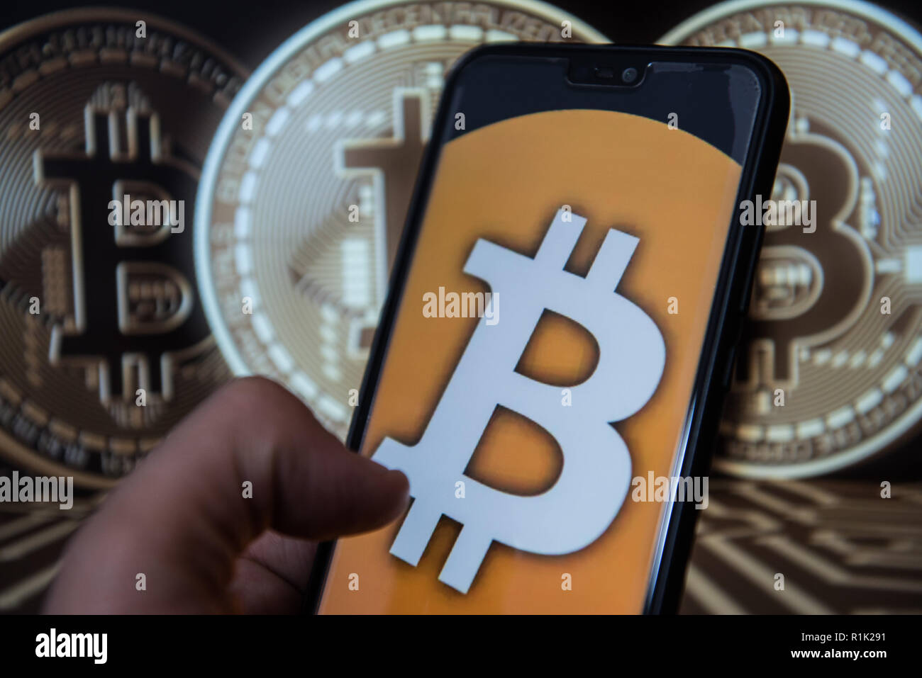 Bitcoin wallet app is seen on an android mobile phone Stock Photo - Alamy