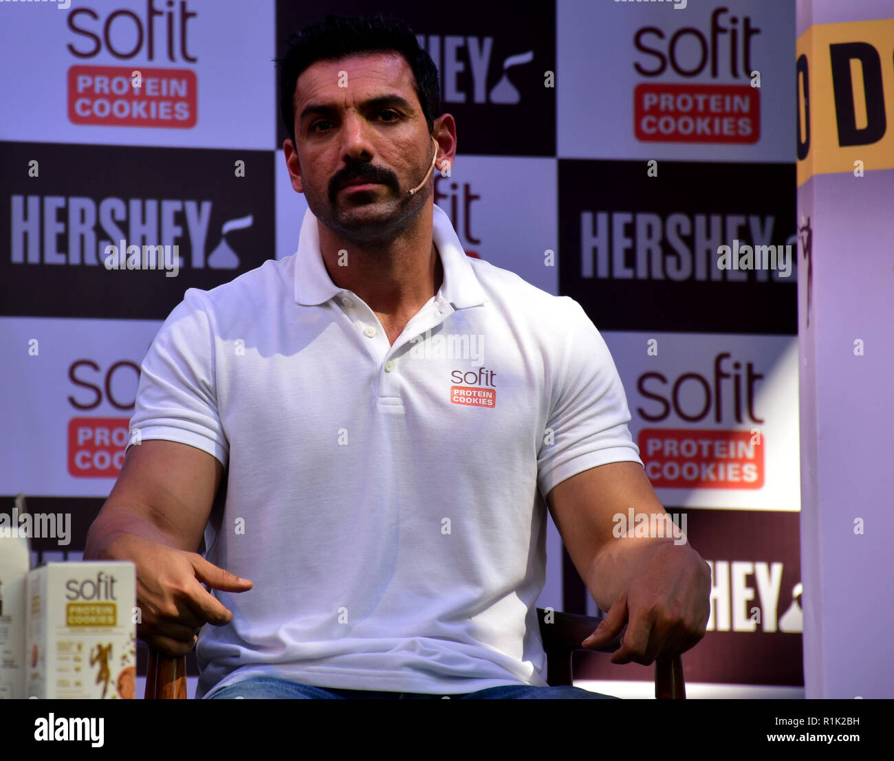Mumbai India 13th Nov 2018 Actor John Abraham Seen At The Hershey India Launch Sofit Protein Cookies Event In Mumbai Credit Azhar Khan Sopa Images Zuma Wire Alamy Live News Stock Photo Alamy alamy