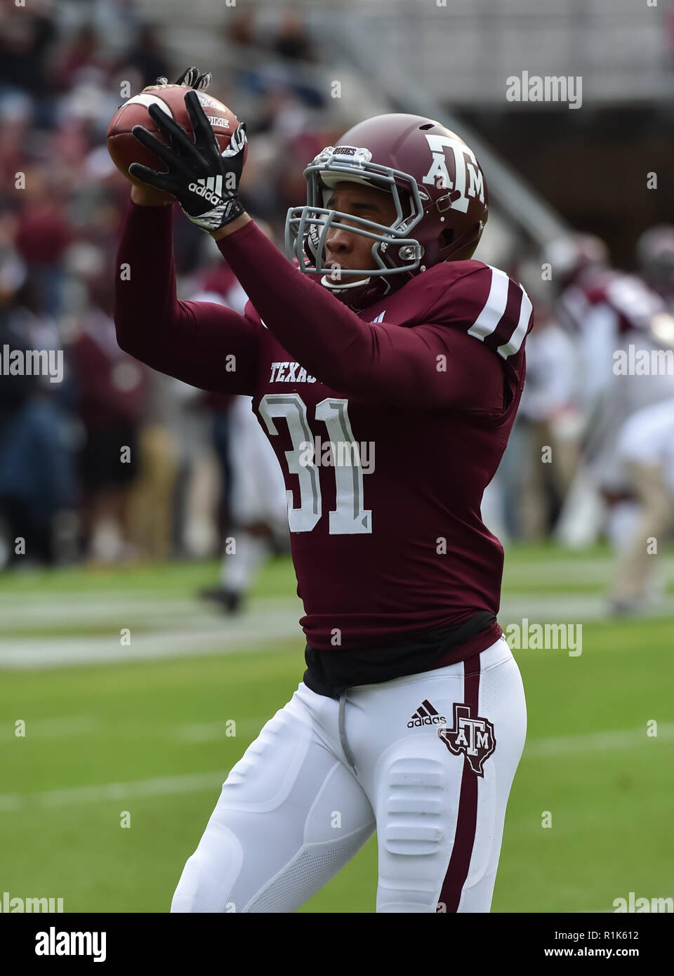 College Station, TX, USA. 10th Nov, 2018. Texas A&M running back