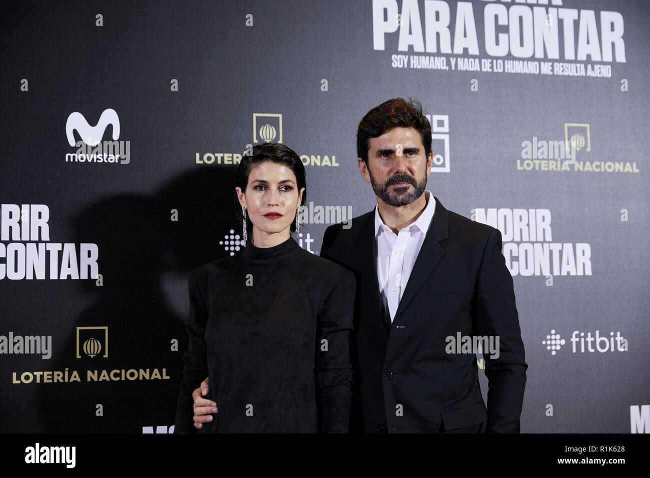 Madrid, Madrid, Spain. 13th Nov, 2018. Nerea Barros and Hernan Zin attends  to 'Morir para contar' film premiere during the Madrid Premiere Week at  Callao City Lights cinema in Madrid. Credit: Legan