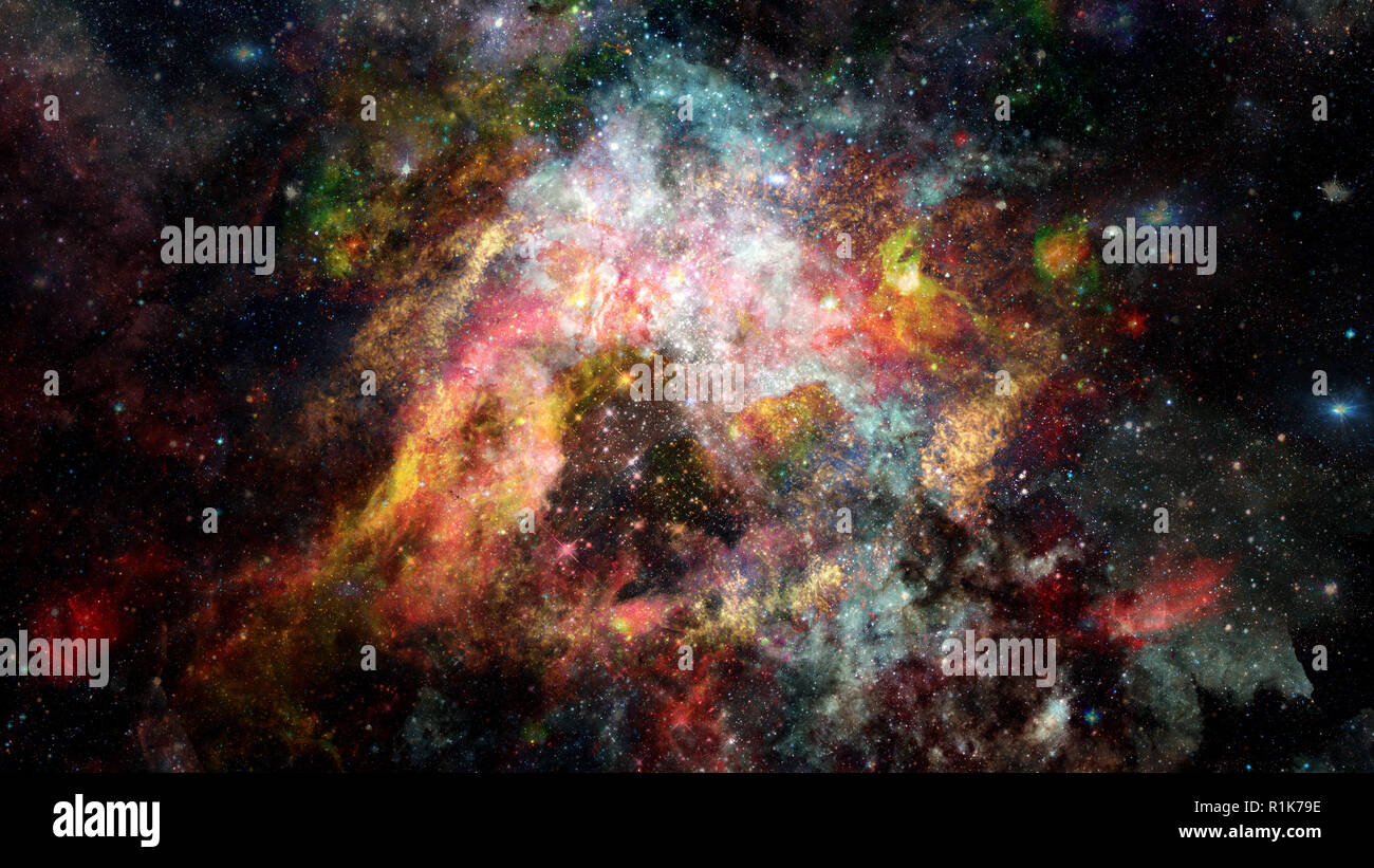 Deep Element Cosmic art, science fiction wallpaper. Beauty of deep space. Elements ...