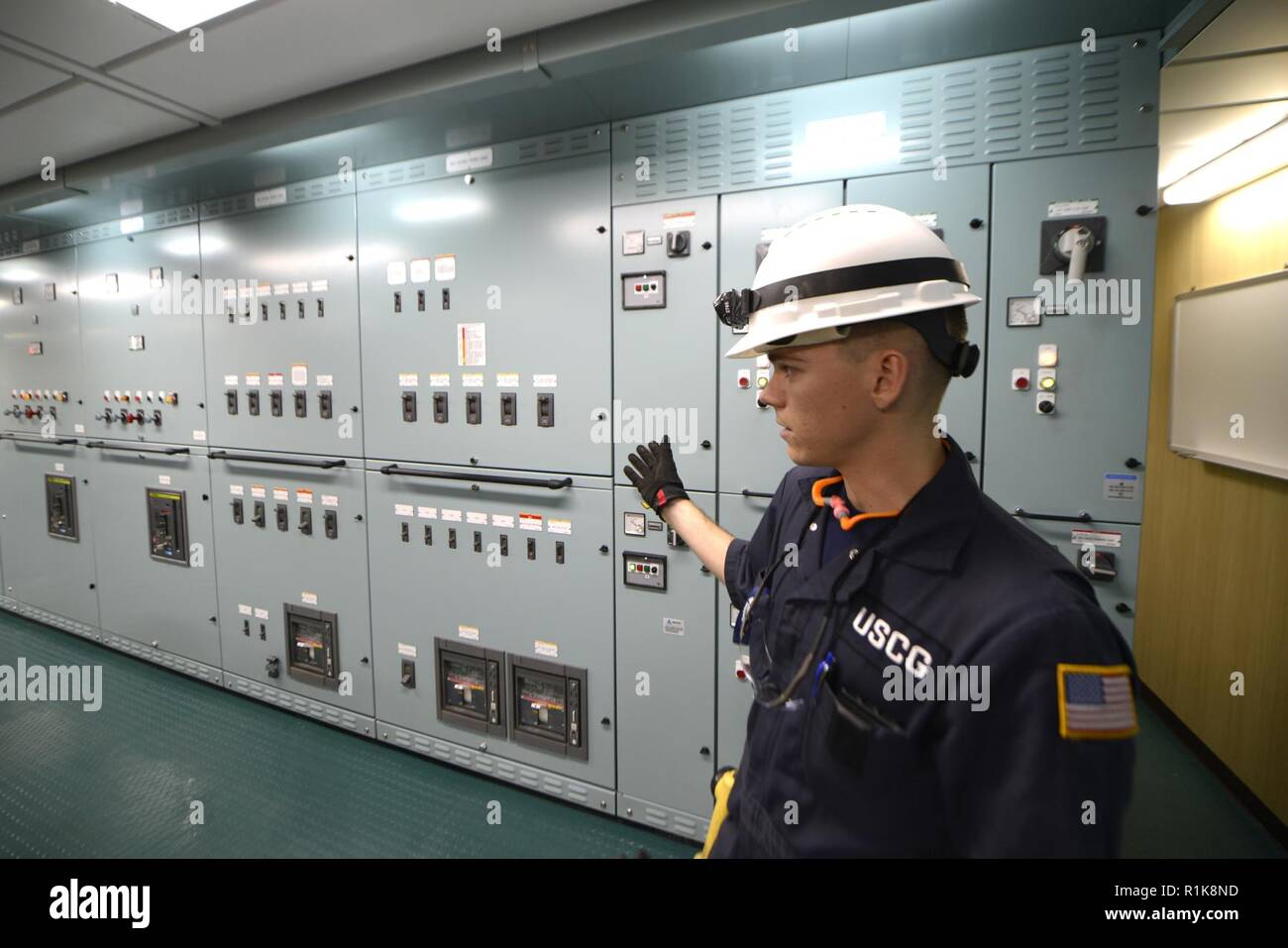 Lt. j.g. Ryan Thomas, a marine Inspector at Coast Guard Sector Delaware