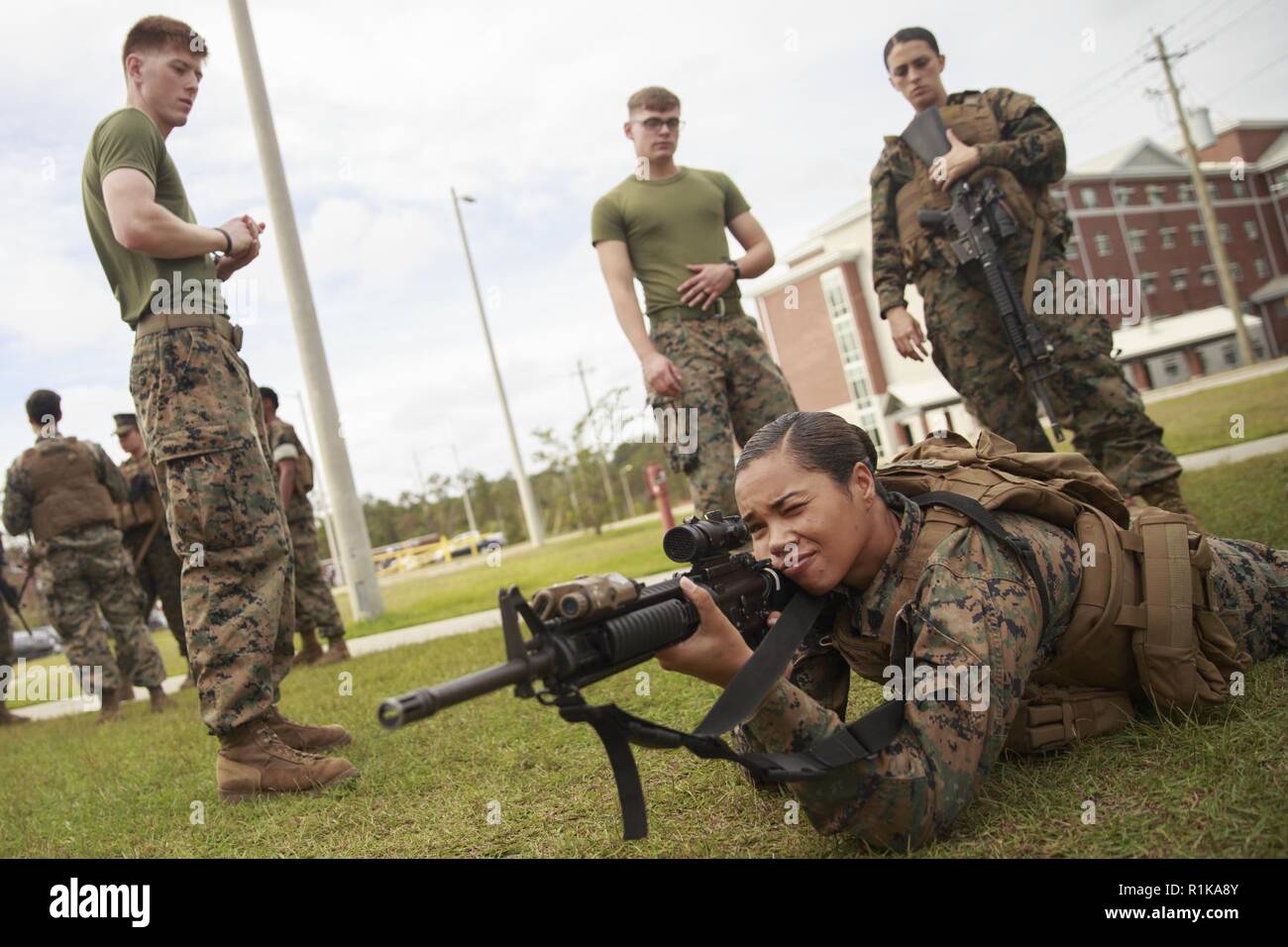 Sergeant Nicole Turner, a motor transport heavy equipment mechanic
