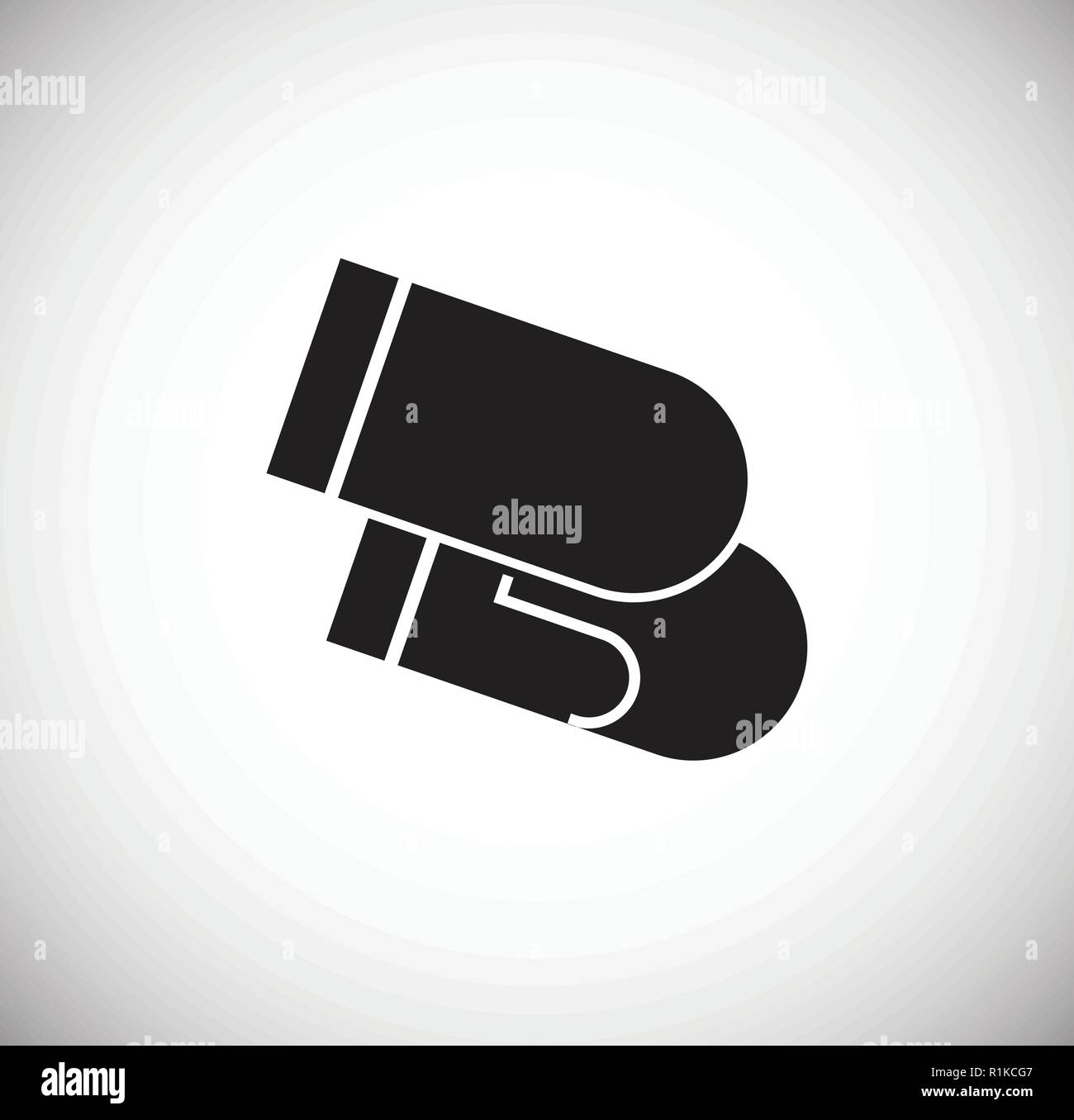 Safety mittens on white background Stock Vector Image & Art Alamy