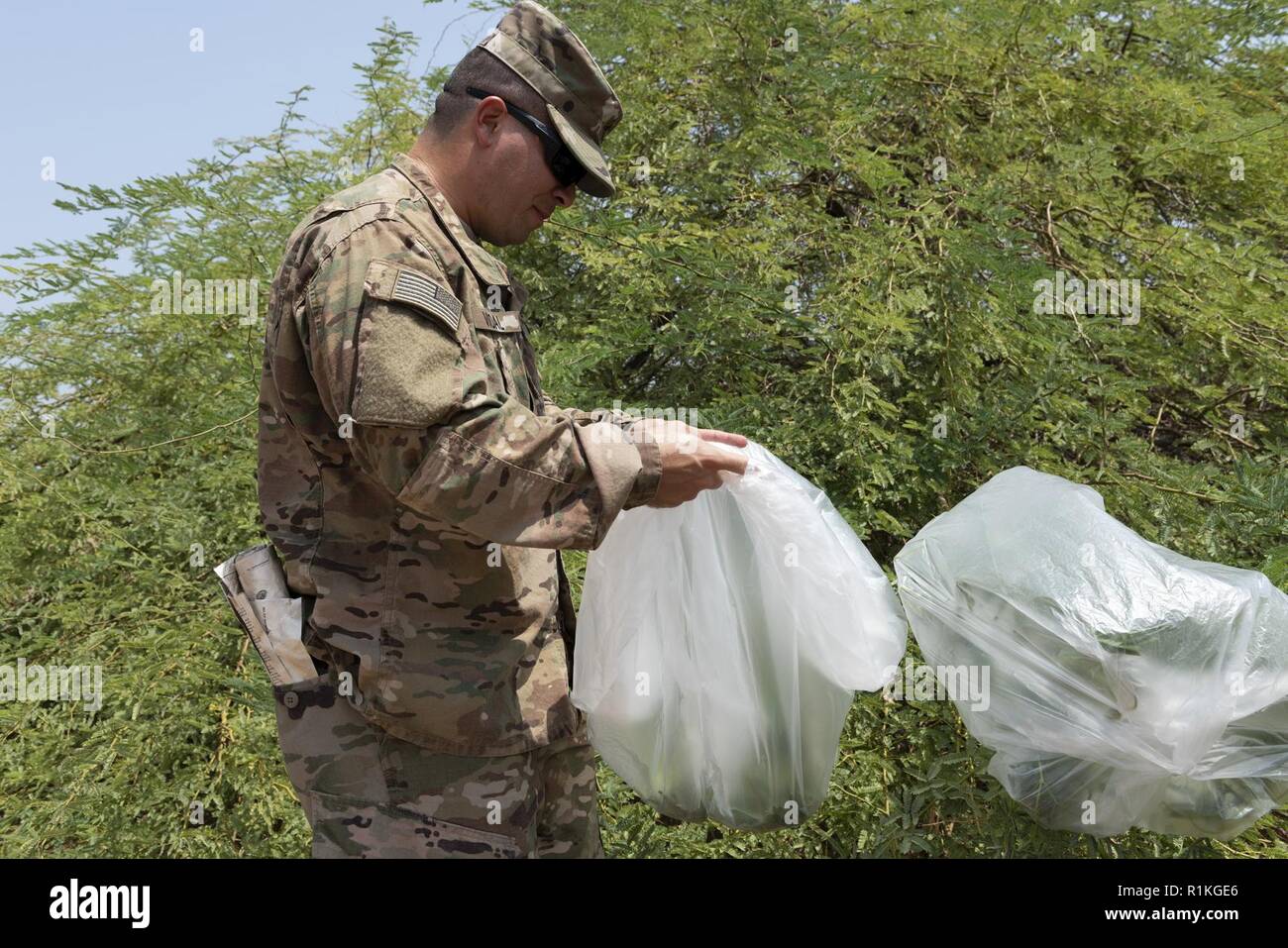 U.S. Army Sergeant 1st Class Amando Vidal, a field artillery firefinder