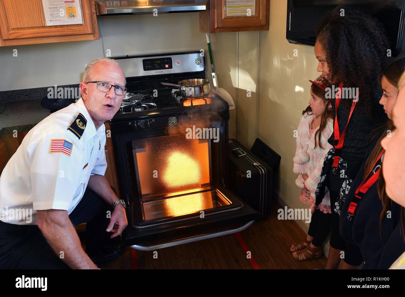 rad Truver, Schriever Fire Department assistant chief of fire