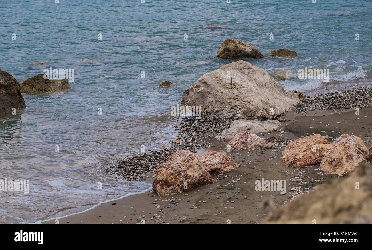 Stones by the sea and water drops 2018 Stock Photo - Alamy