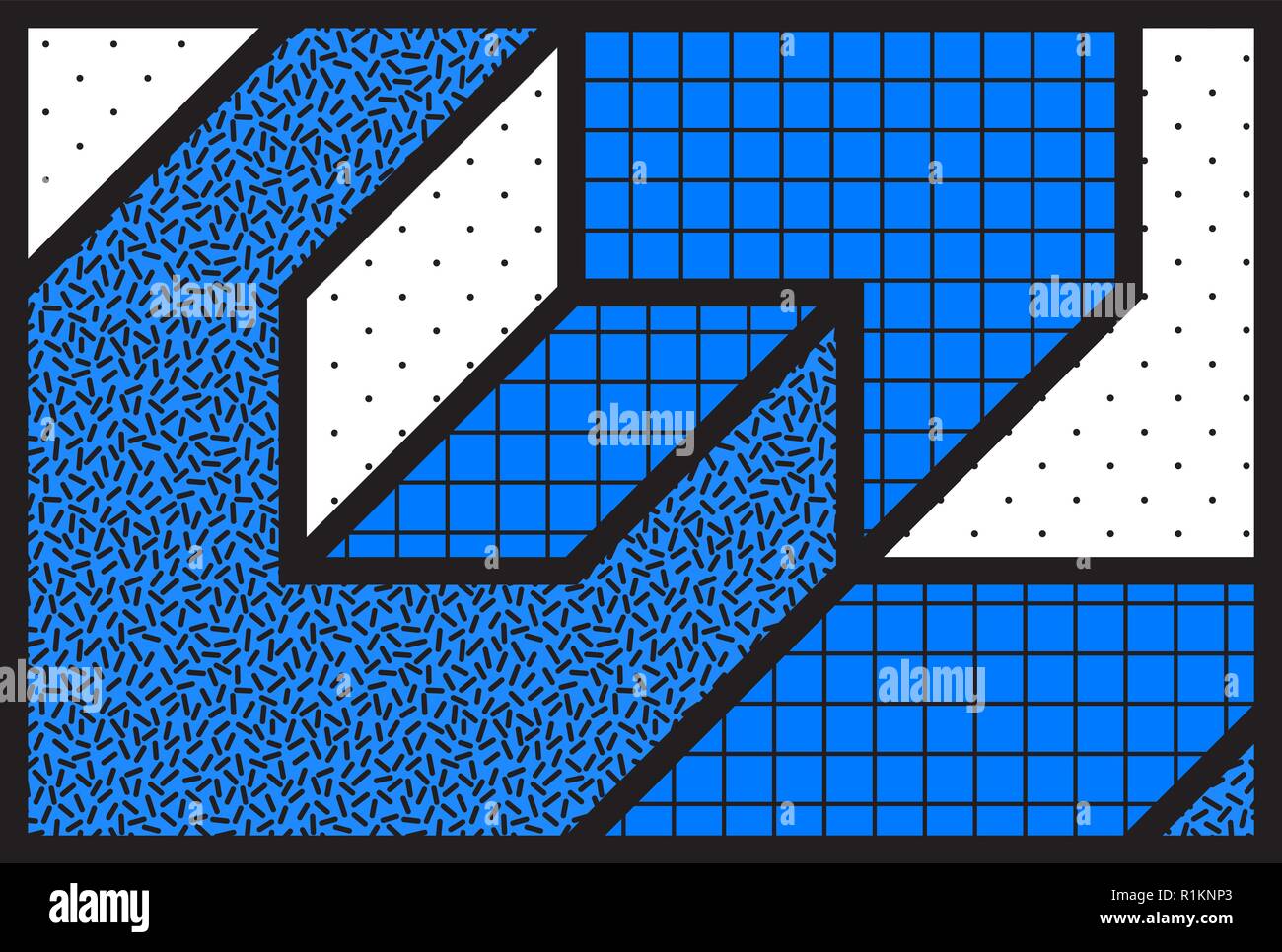 Abstract universal geometric vector background with minimal Stock Vector