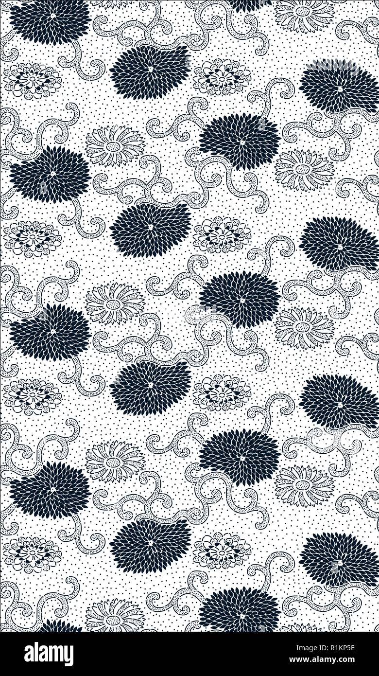 Block print pattern hi-res stock photography and images - Alamy