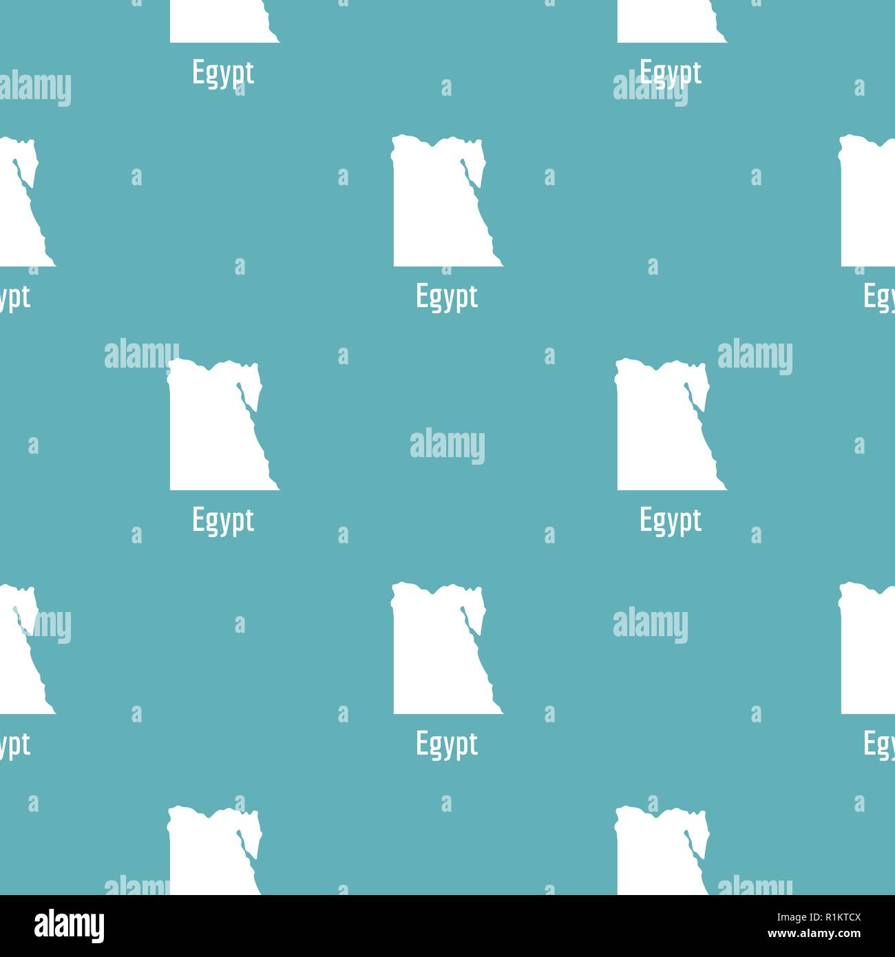 Egypt map in black. Simple illustration of Egypt map vector isolated on ...