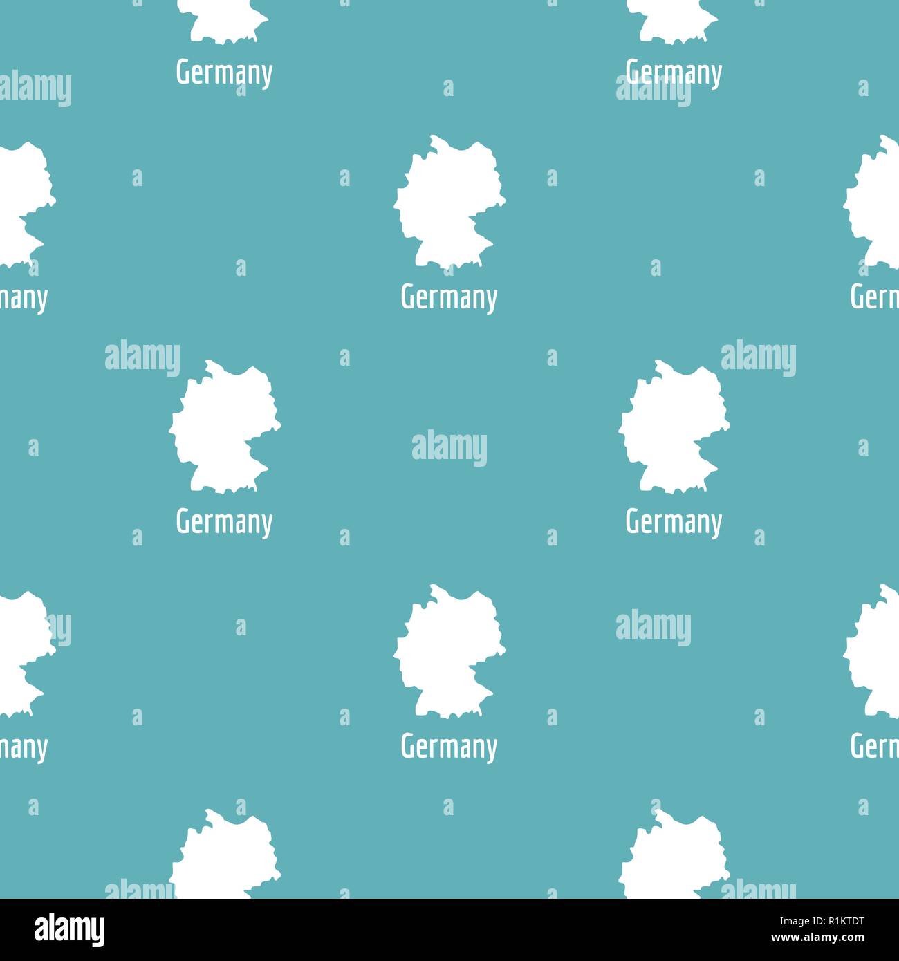 Germany map in black. Simple illustration of Germany map vector
