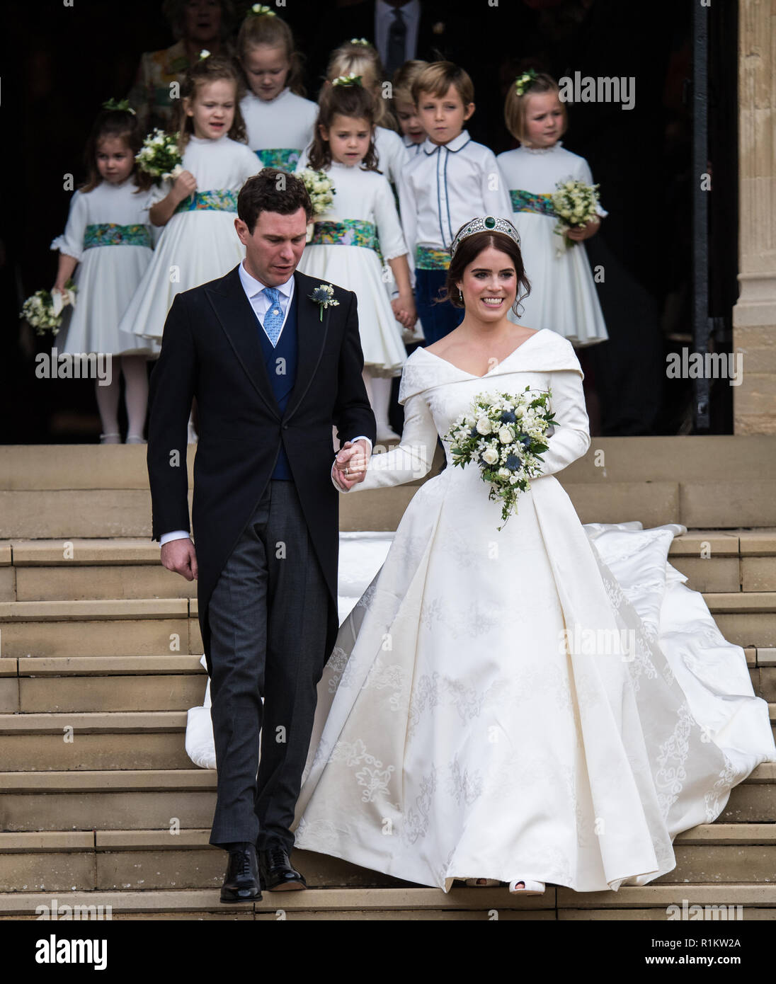 The Wedding Of Princess Eugenie York And Jack Brooksbank In Windsor Featuring Where United Kingdom When 12 Oct 2018 Credit John Rainford Wenn Stock Photo Alamy 