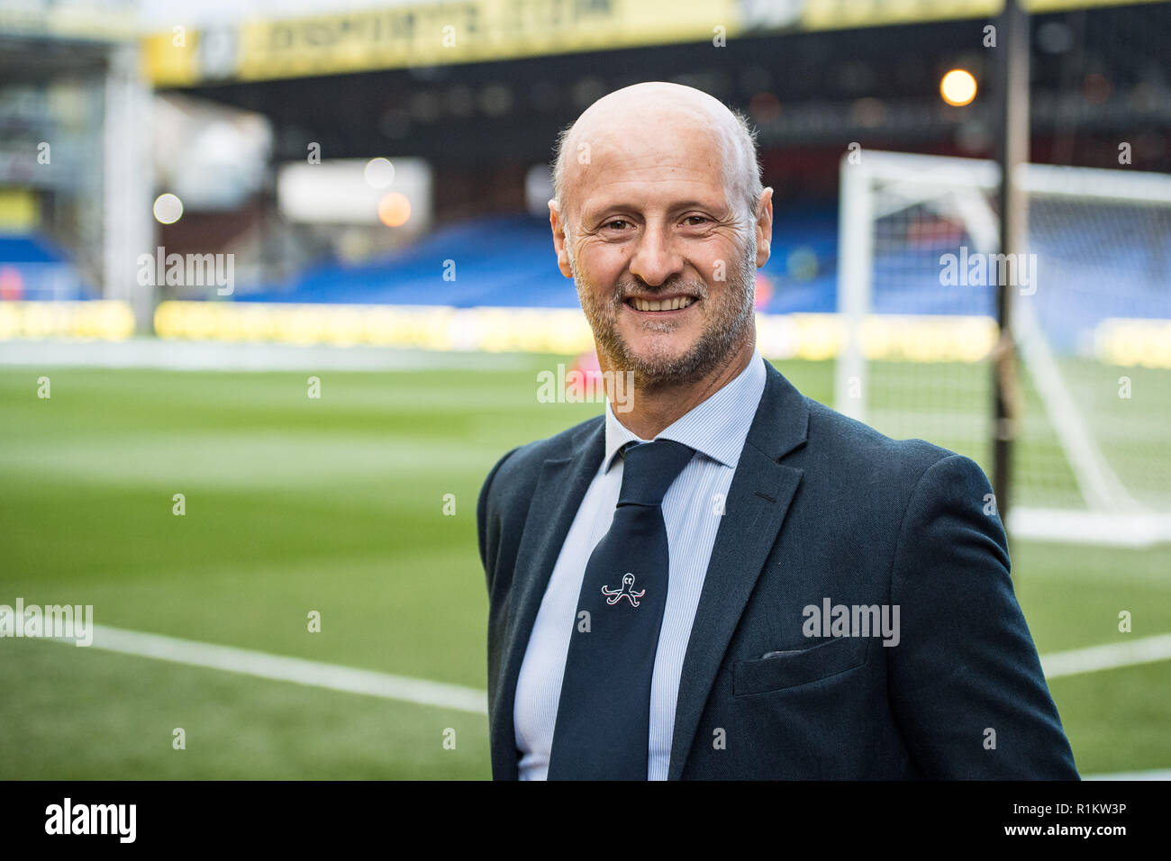 LONDON, ENGLAND - NOVEMBER 10: Attilio Lombardo ex-player of Crystal Palace arrived for the Premier League match between Crystal Palace and Tottenham Hotspur at Selhurst Park on November 10, 2018 in London, United Kingdom. (MB Media) Stock Photo