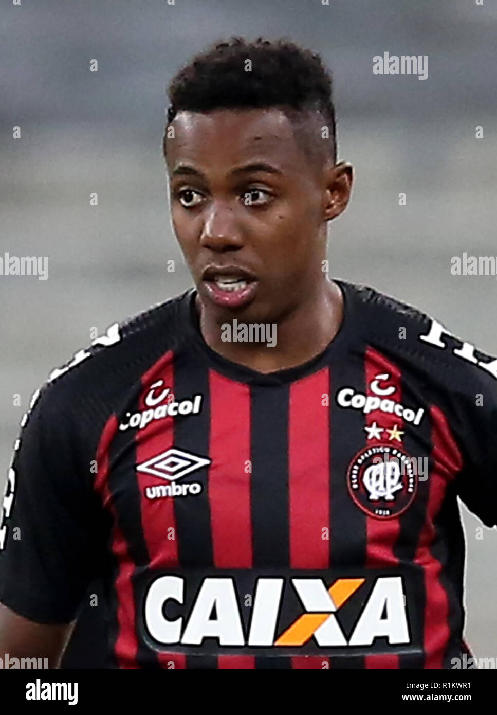 Brazilian Football League Serie A 2018 /  ( Clube Atletico Paranaense ) -  Wellington Aparecido Martins Stock Photo