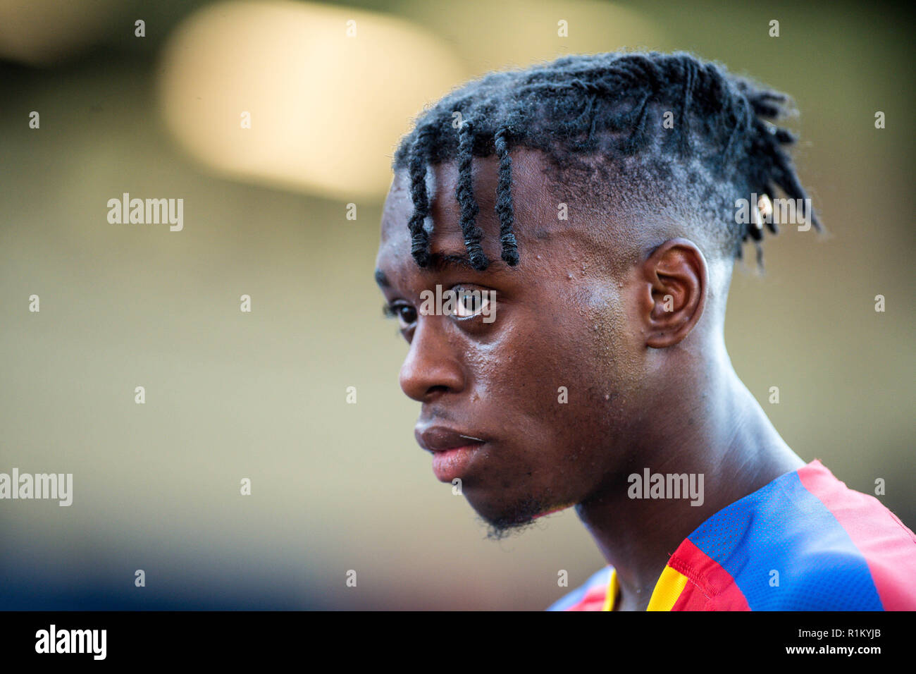 LONDON, ENGLAND - SEPTEMBER 01: Aaron Wan-Bissaka of Crystal Palace during  the Premier League match between
