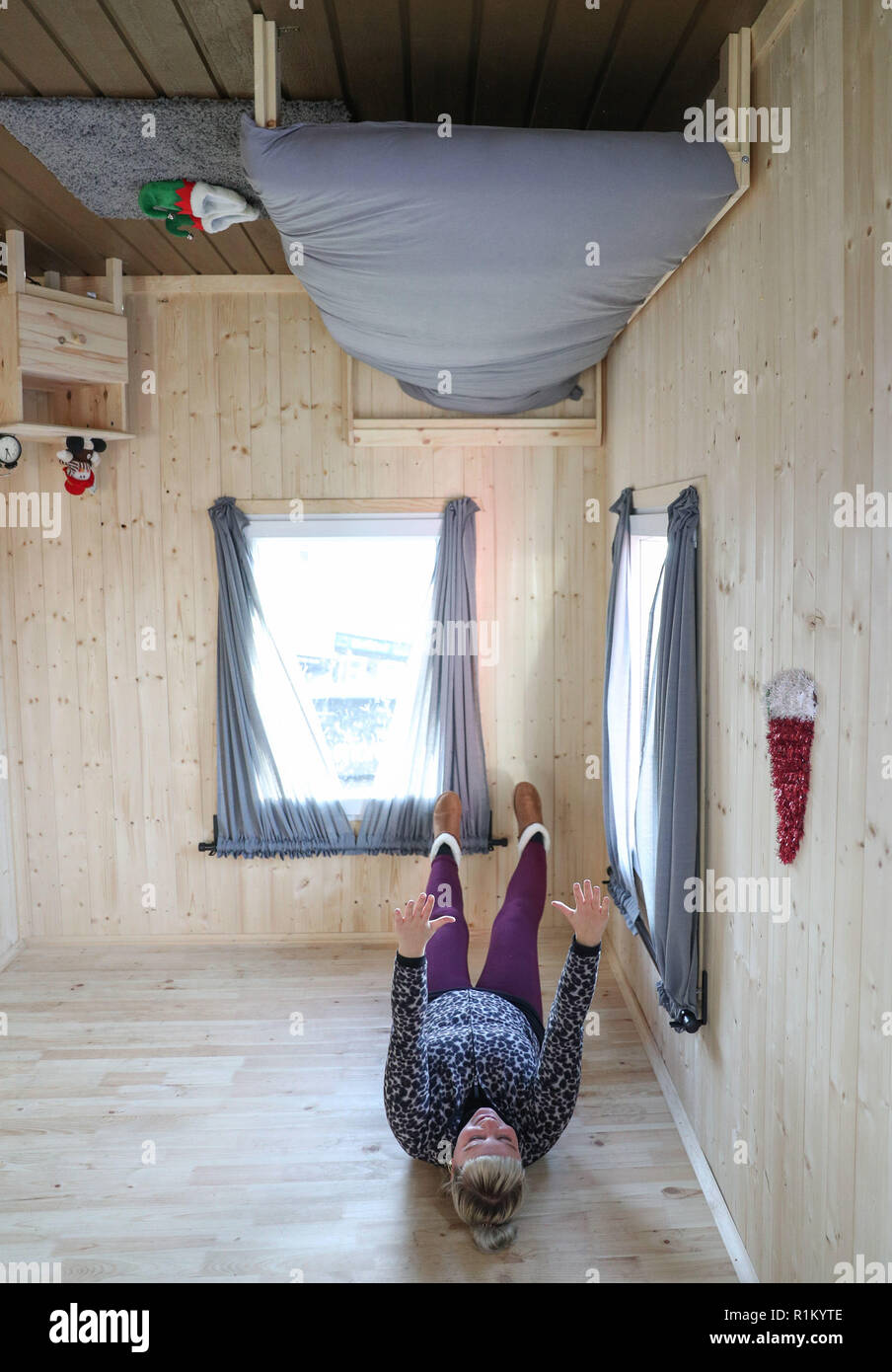 The Upside Down House Stock Photos The Upside Down House