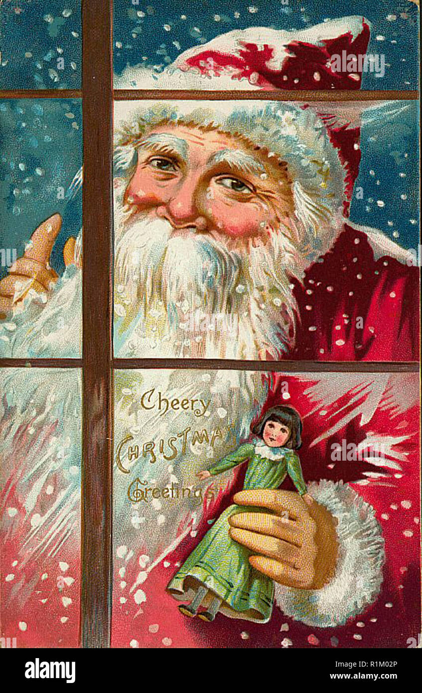 Santa Claus Vintage High Resolution Stock Photography and Images - Alamy