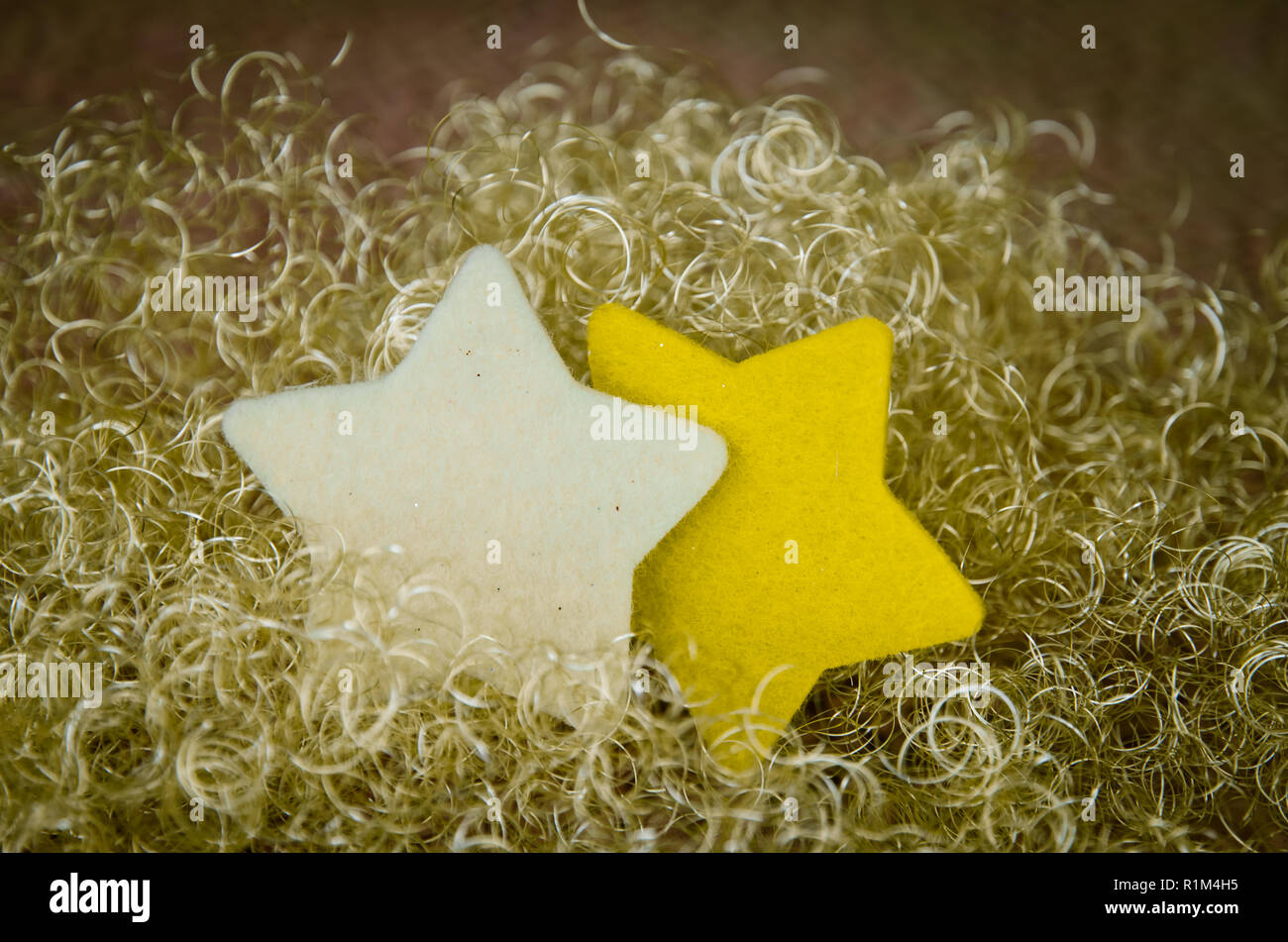 christmas stars in shining golden background Stock Photo - Alamy