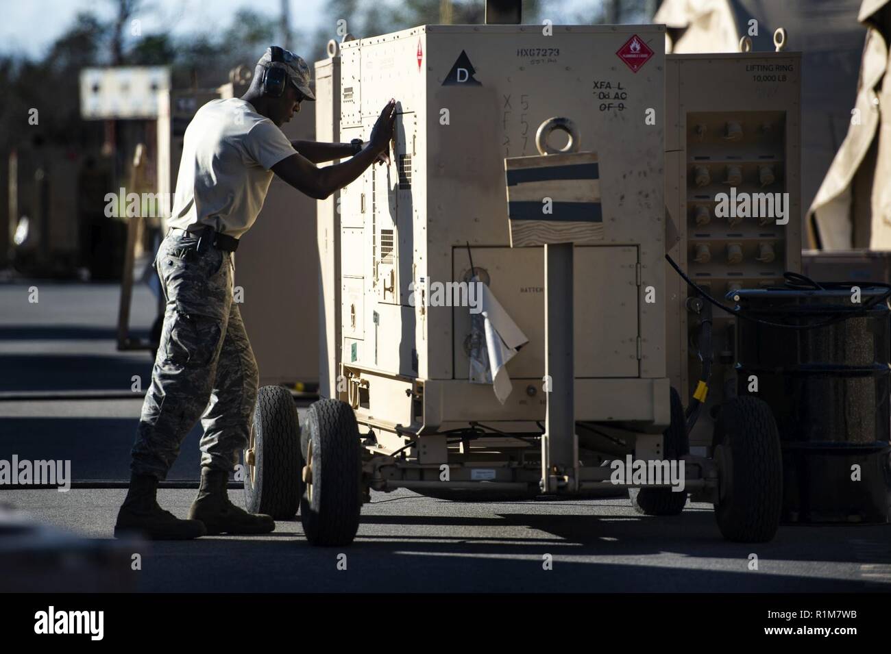 Airman First Class Andrew Edwards, an electrical power production