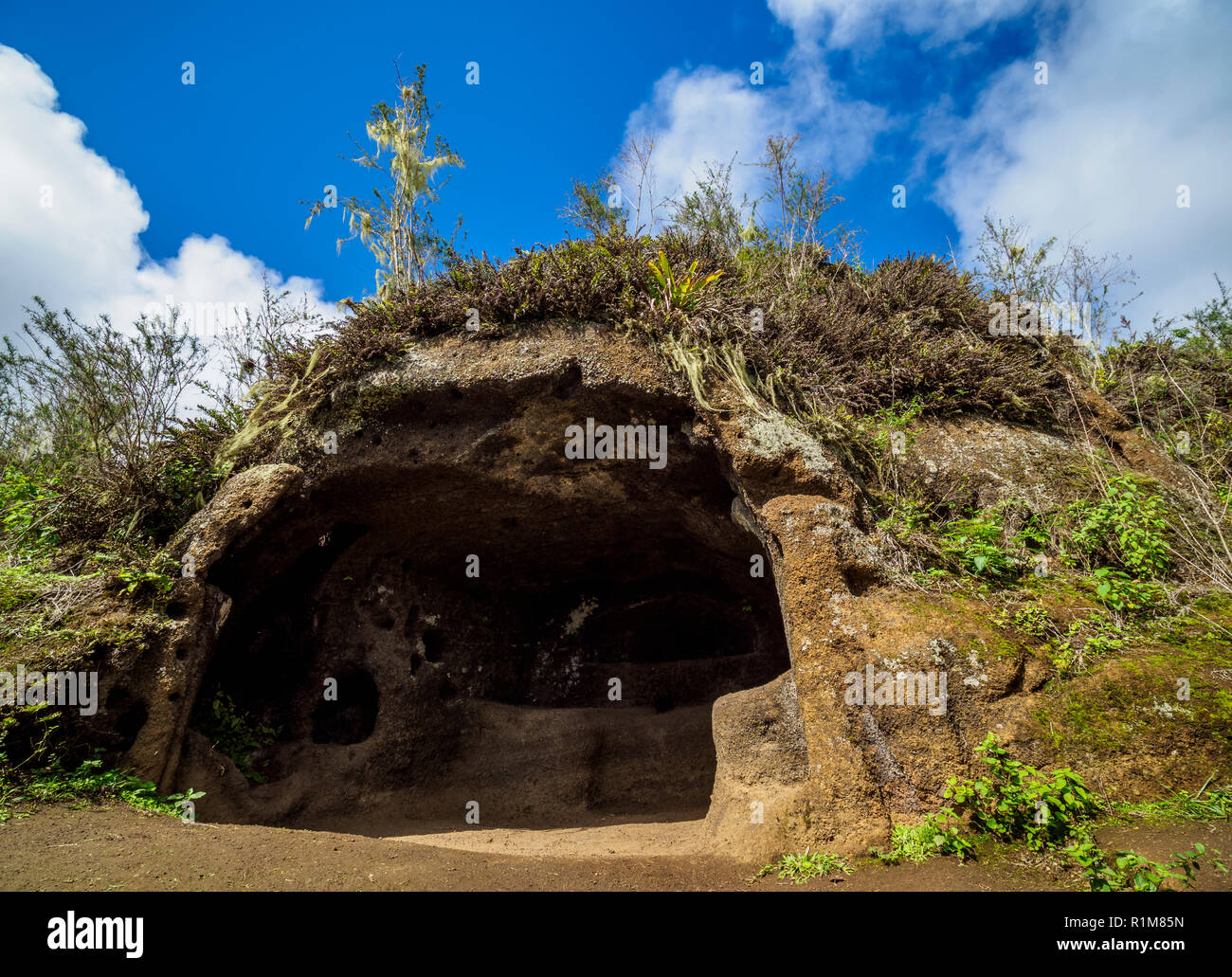 Galapagos floreana cave hi-res stock photography and images - Alamy
