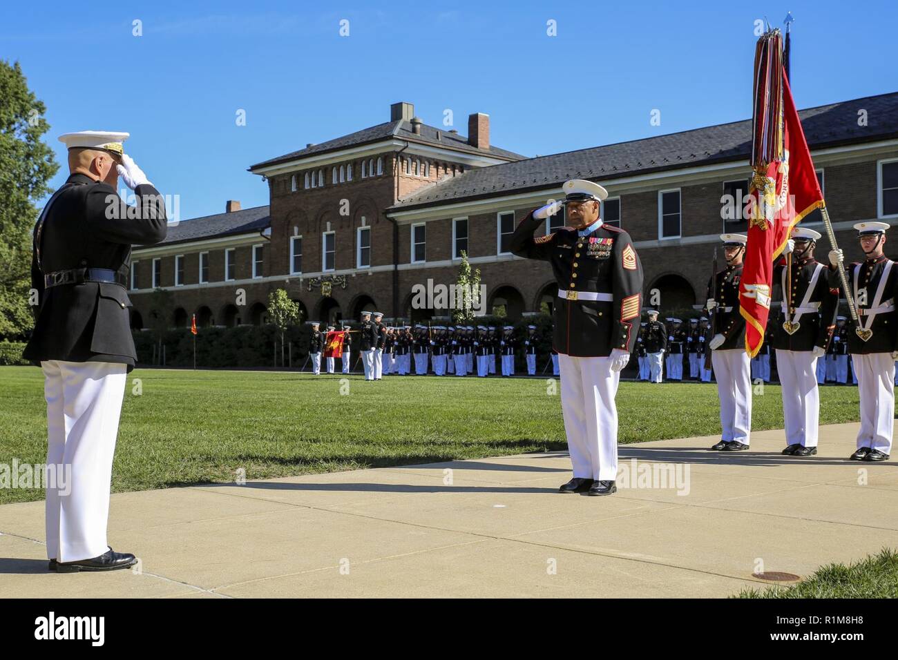 Commandant Of The Marine Corps Gen Robert B Neller Left