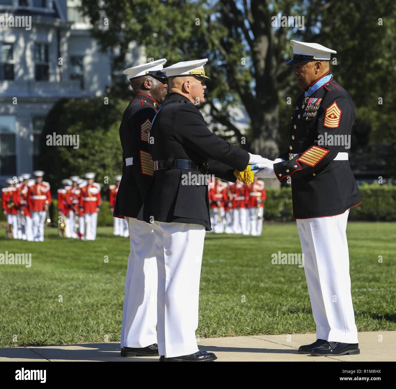 Commandant Of The Marine Corps Gen Robert B Neller Left