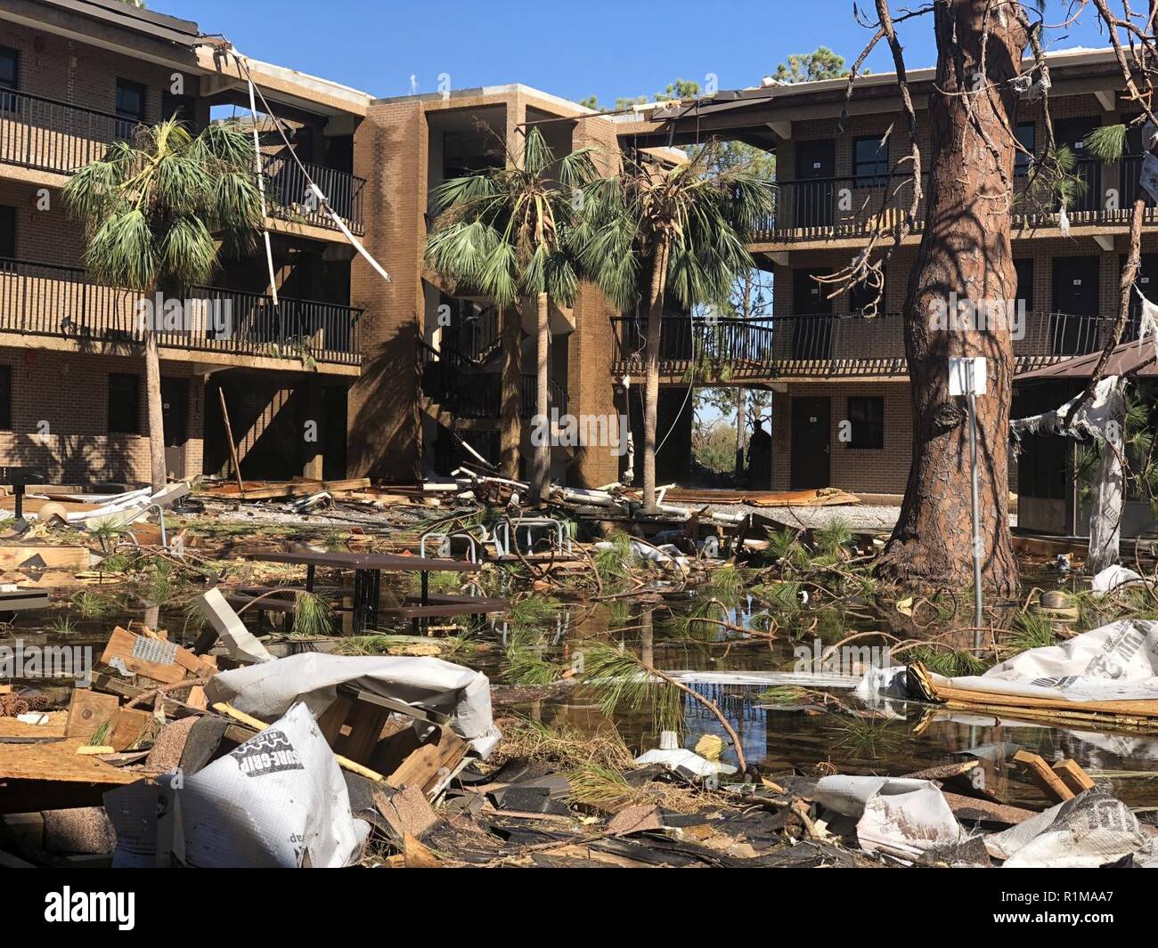 Air Force Base Tyndall After Hurricane