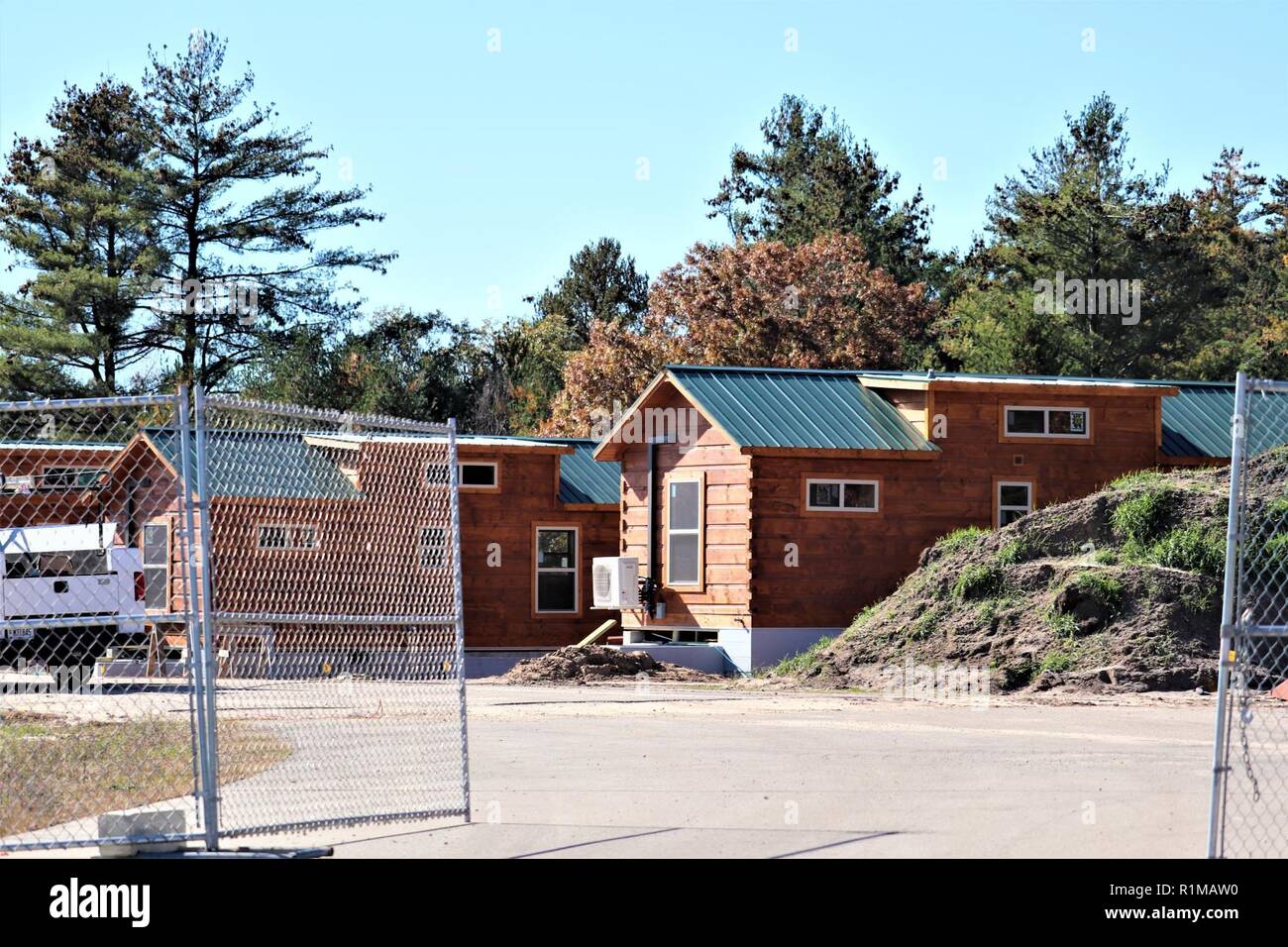 Contractors Work On New Cabins Oct 18 2018 At Pine View