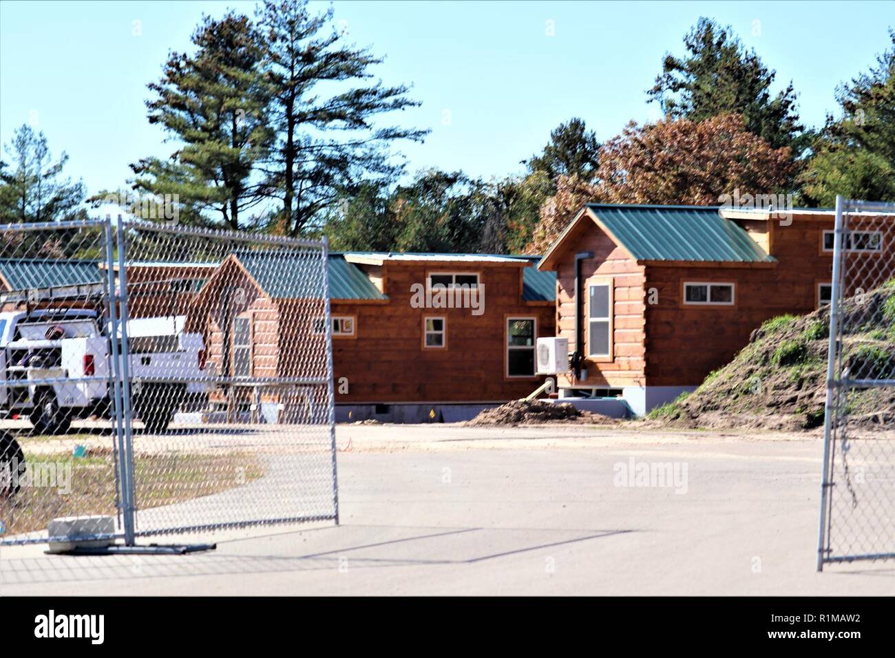Contractors Work On New Cabins Oct 18 2018 At Pine View