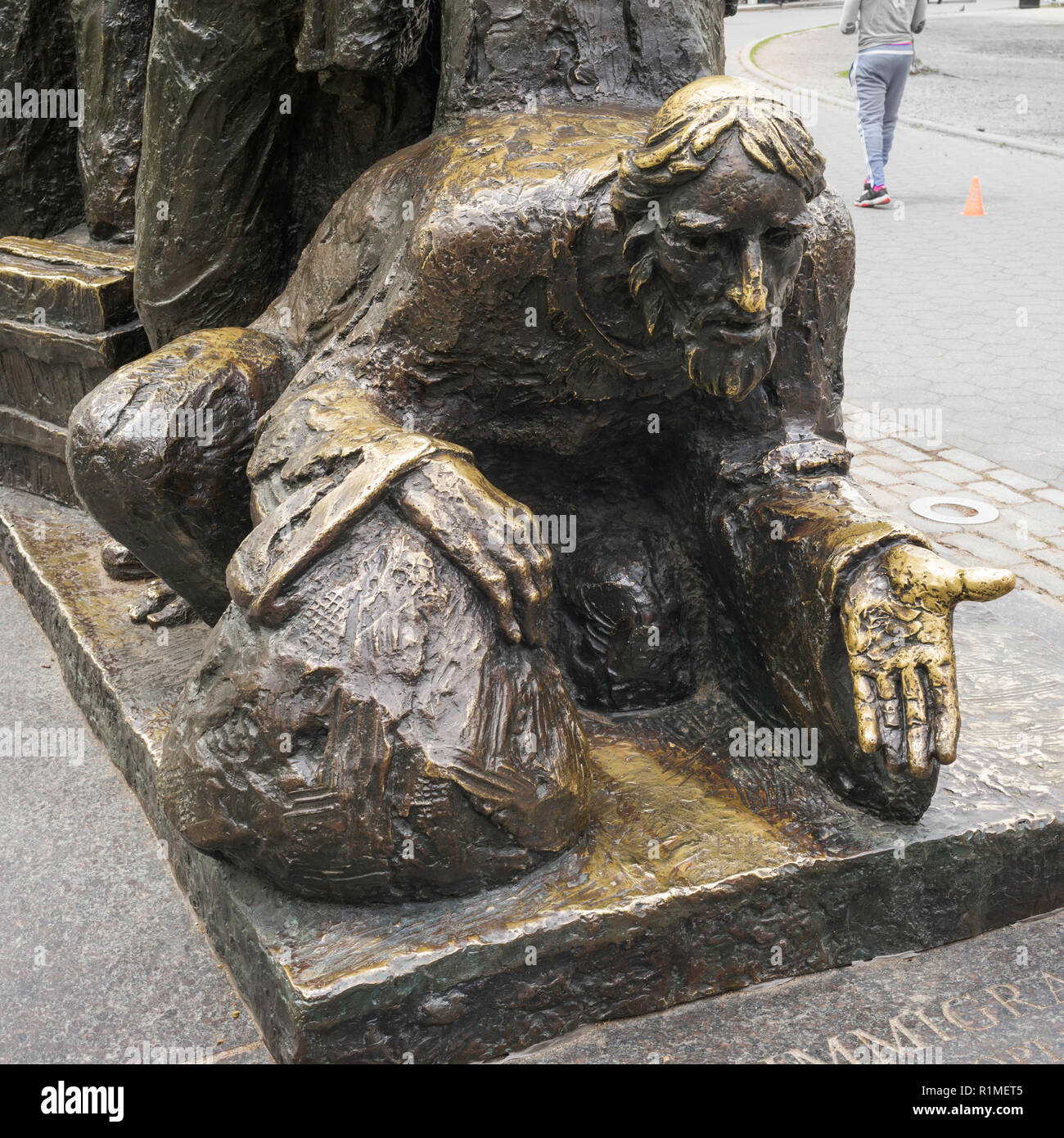 The Immigrants, Sculpture by Luis Sanguino, Battery Park, Manhattan