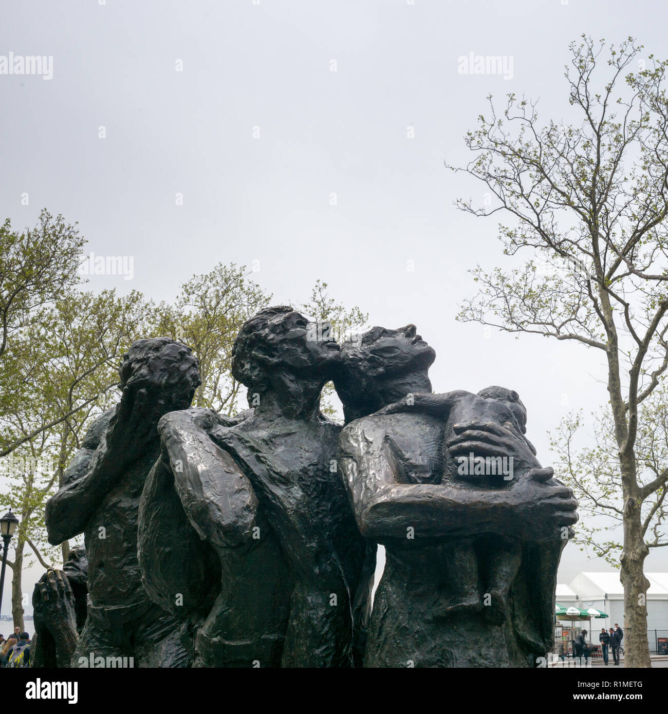 The Immigrants, Sculpture by Luis Sanguino, Battery Park, Manhattan