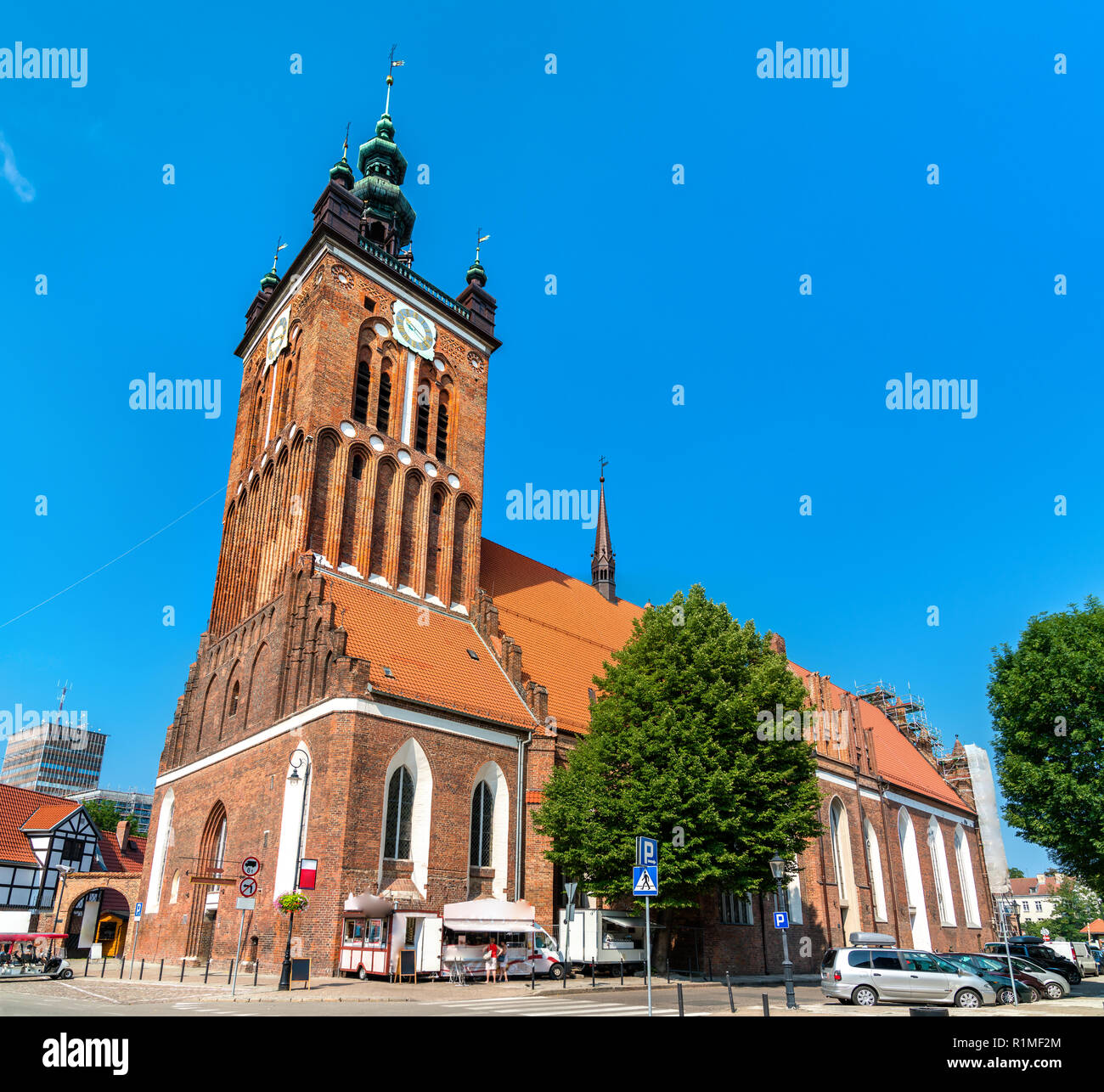 St. Catherine Church in Gdansk, Poland Stock Photo