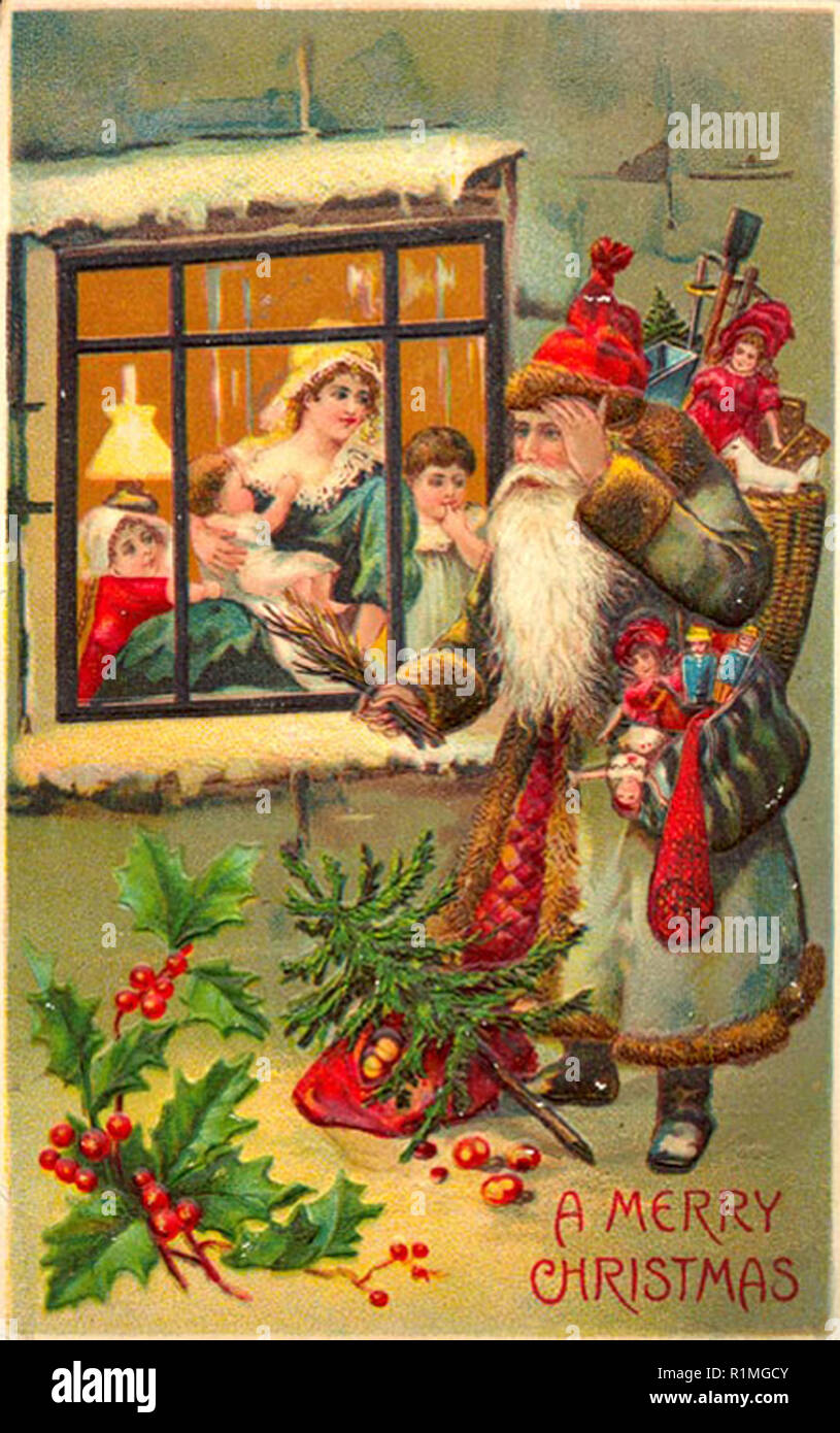 St nicolas christmas vintage hi-res stock photography and images - Alamy