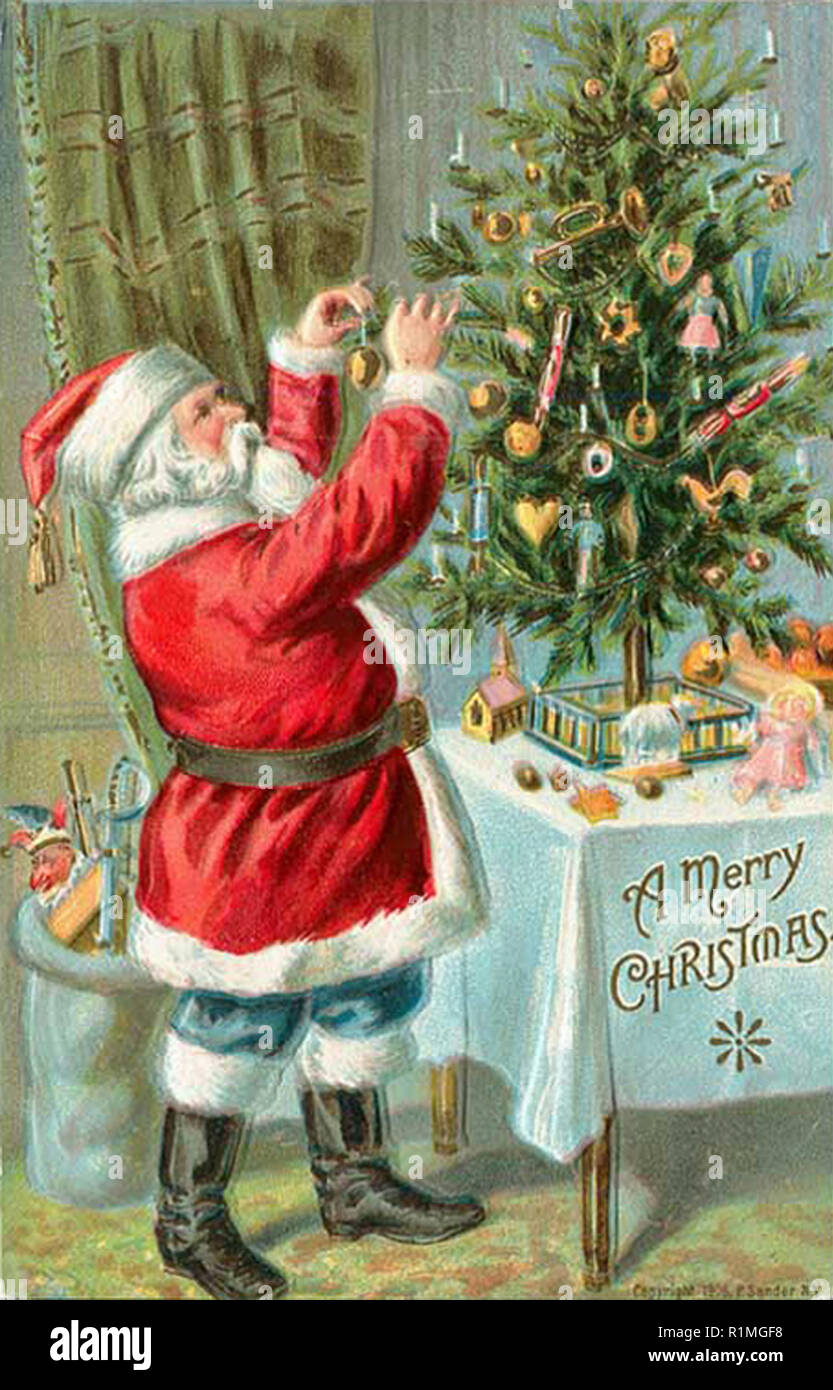 St nicolas christmas vintage hi-res stock photography and images - Alamy