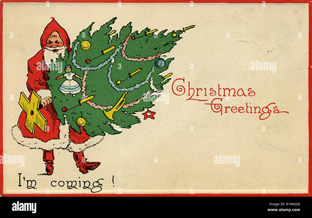 St nicolas christmas vintage hi-res stock photography and images - Alamy