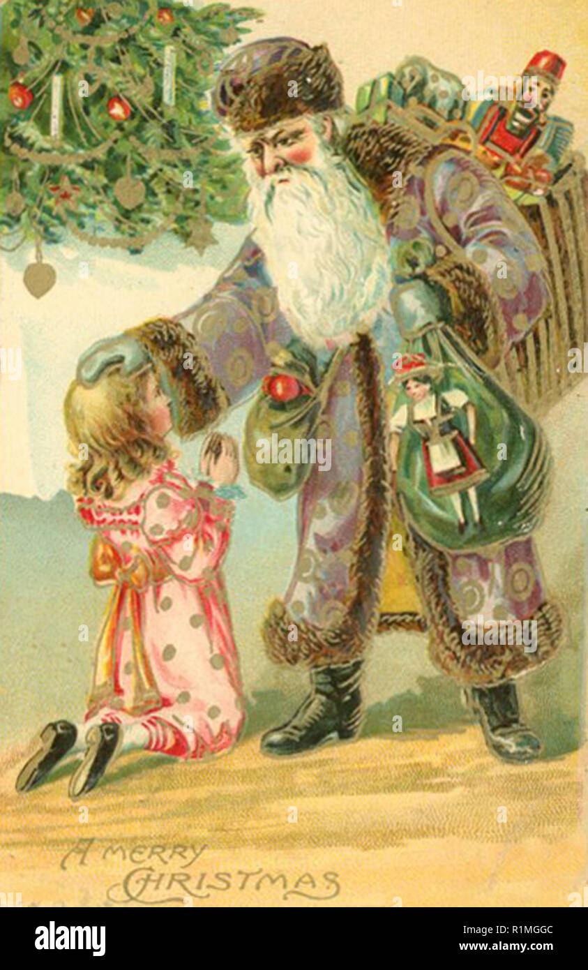 St nicolas christmas vintage hi-res stock photography and images - Alamy